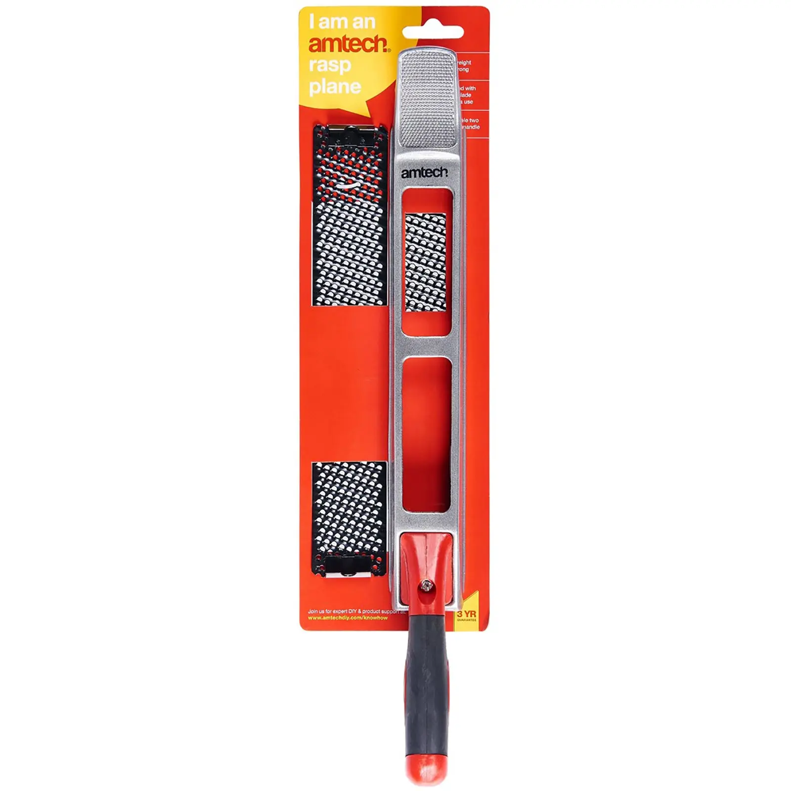 Amtech 250mm x 40mm Rasp Plane with Spare Blade - Image 3