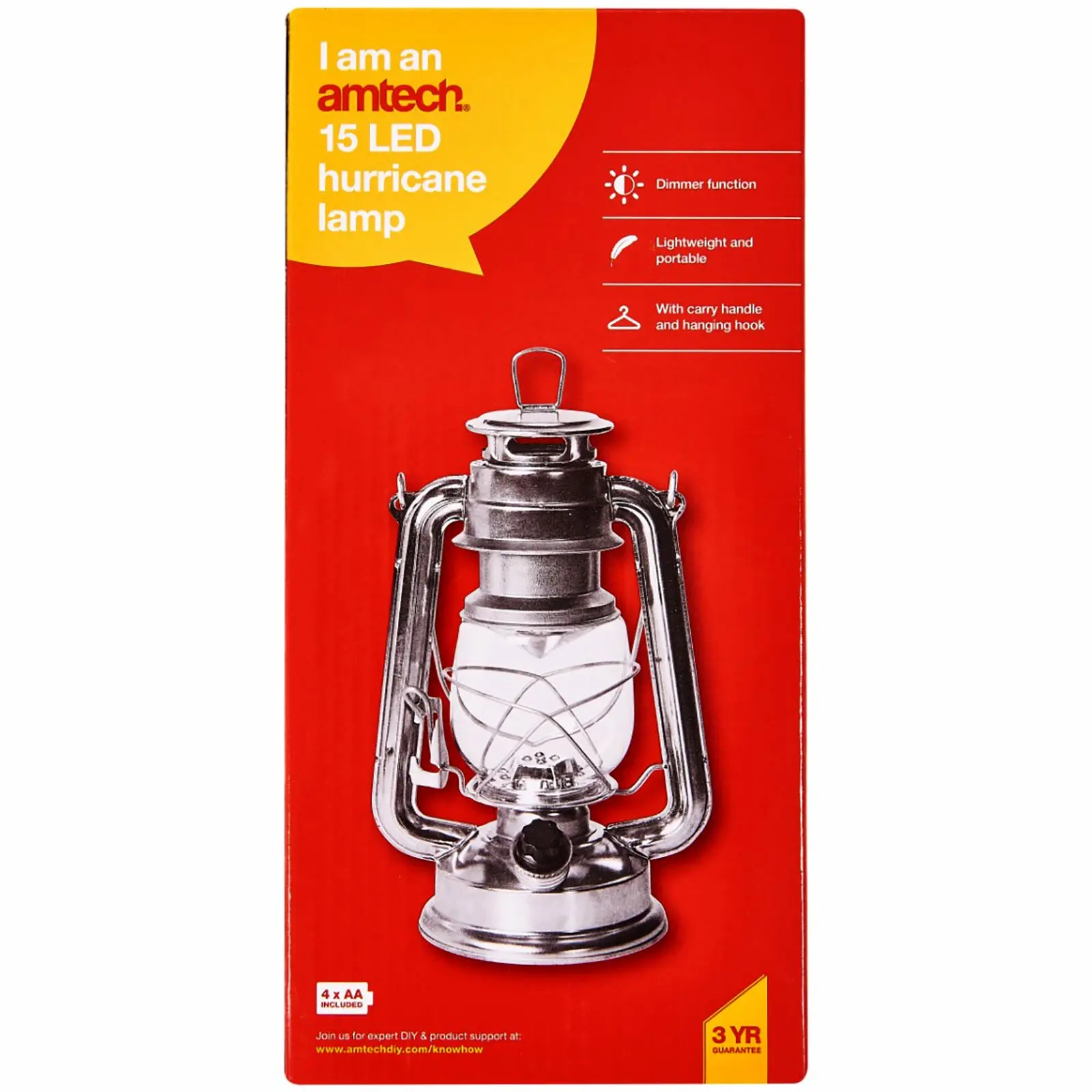 Amtech 15 LED Hurricane Lamp Super Bright Torch - Image 3