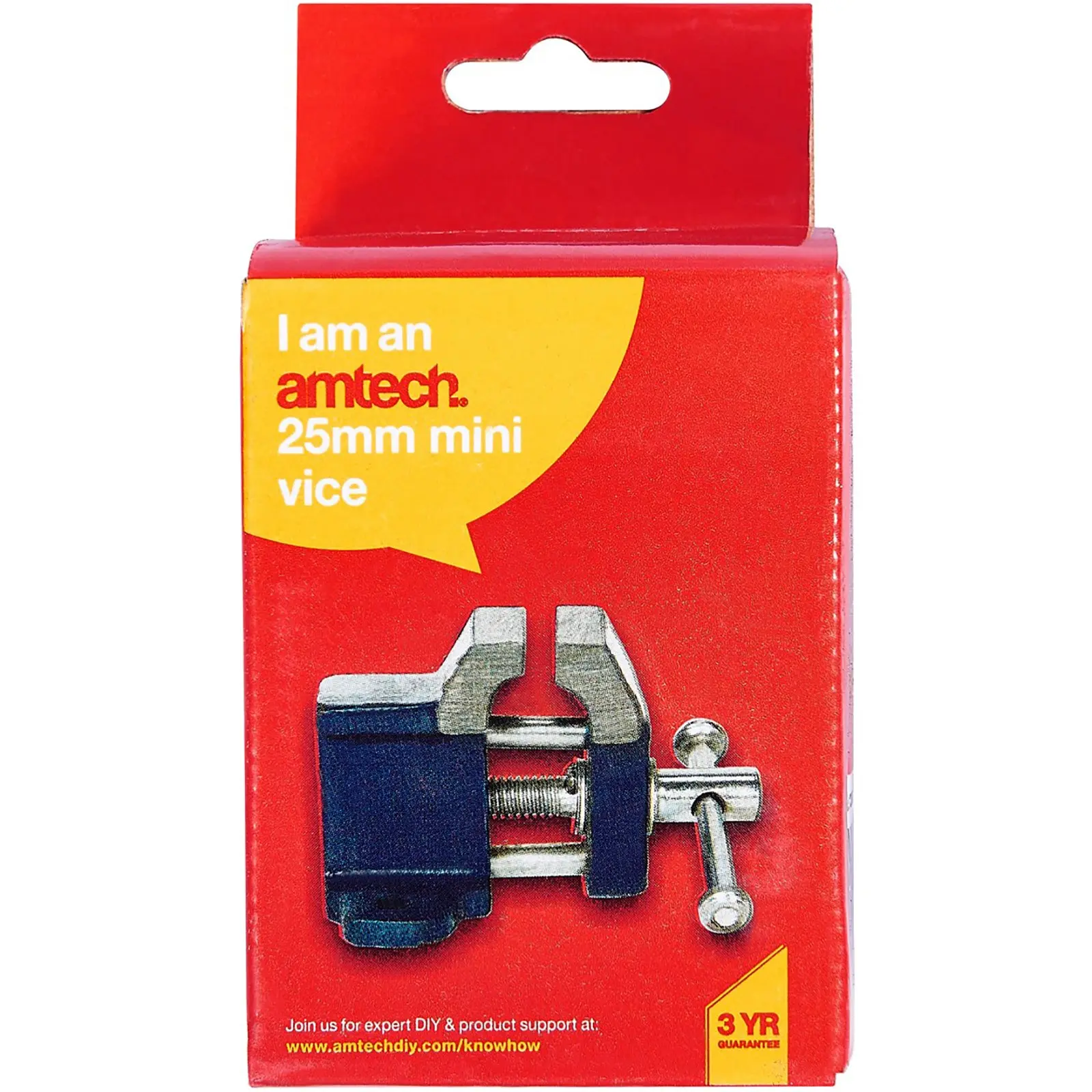 Amtech 25mm Cast Iron Mini Baby Vice - Image 3