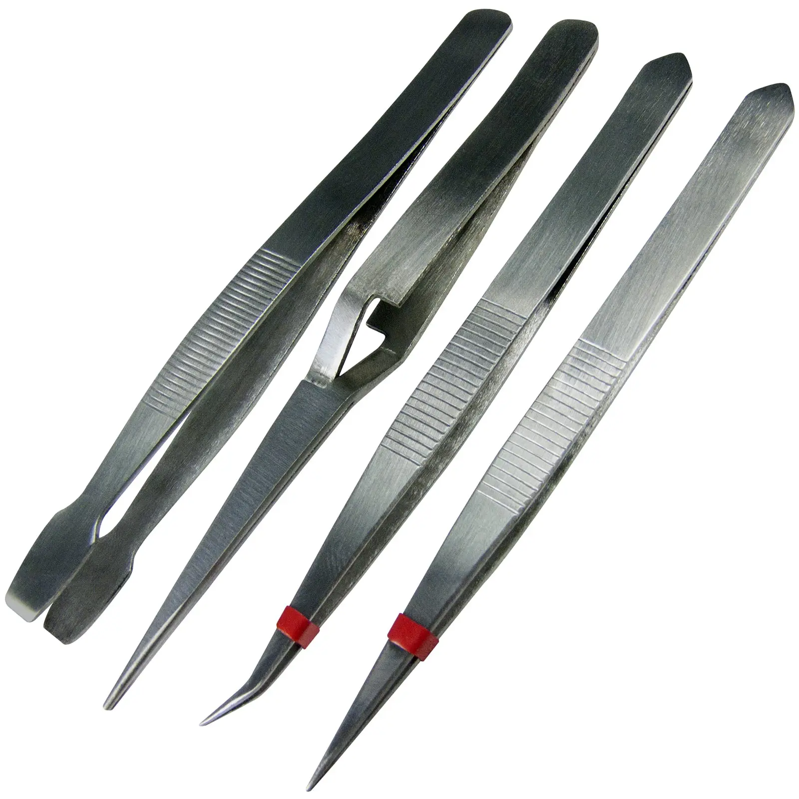 Amtech 4 Piece Tweezer Set Hobby Computer Repair - Image 2