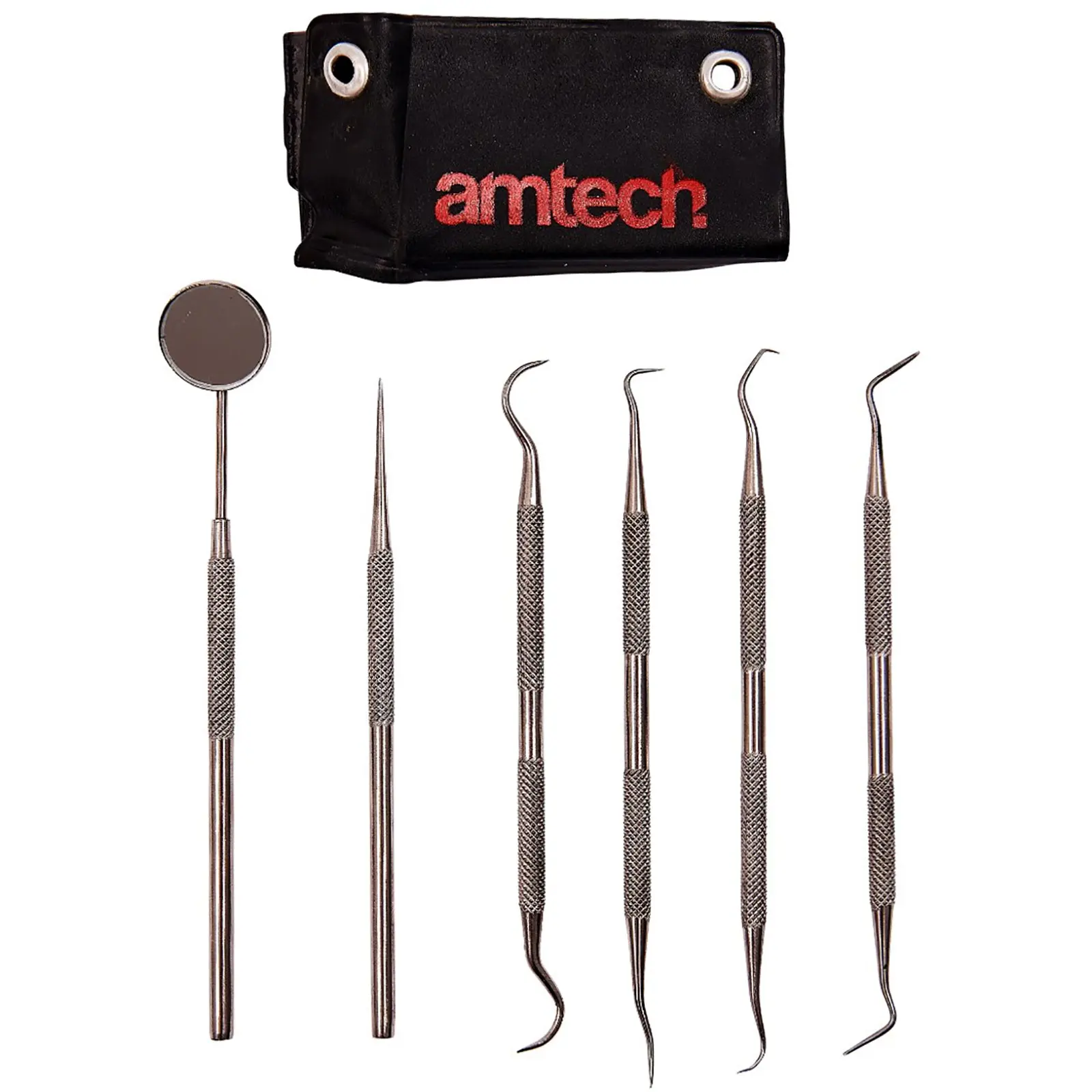 Amtech 6 Piece Stainless Steel Dental Probe Set - Image 2