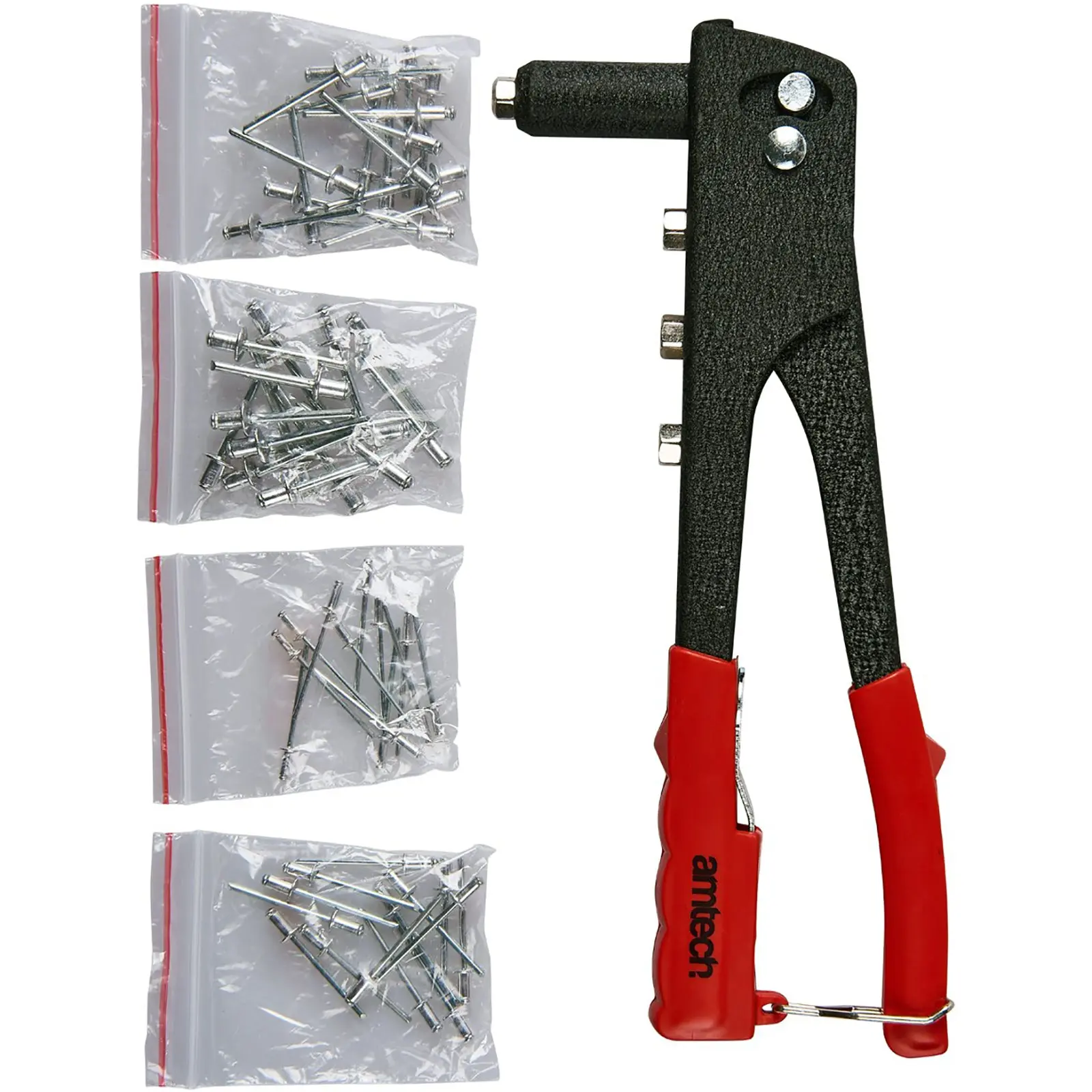 Amtech Hand Rivet Gun with 60 Rivets - Image 3