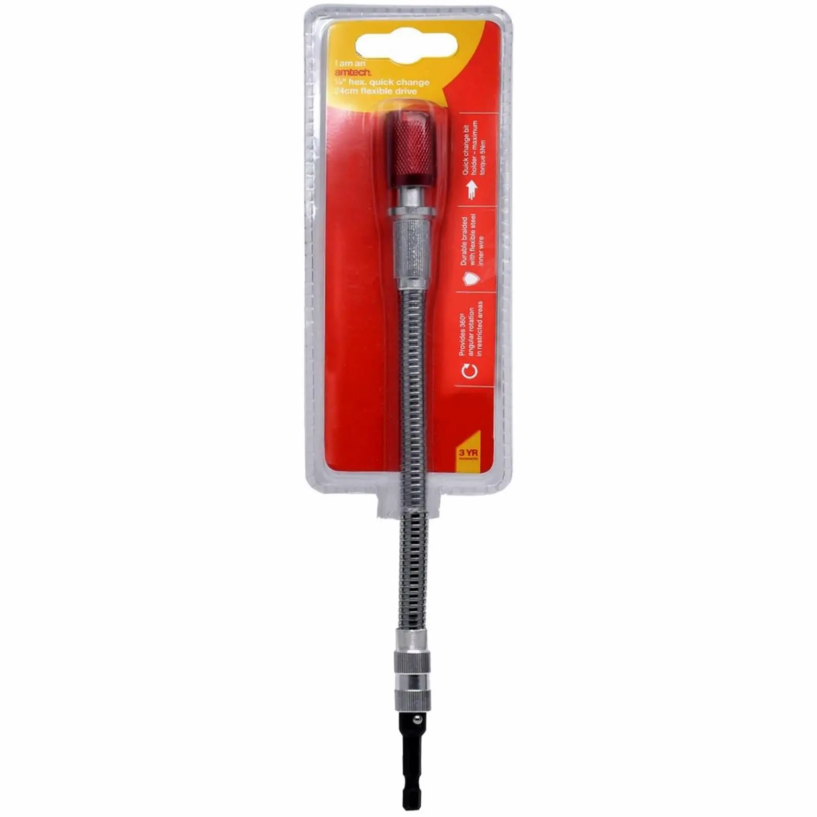 Amtech Hex Quick Change 240mm Flexible Drive 1/4 - Image 2