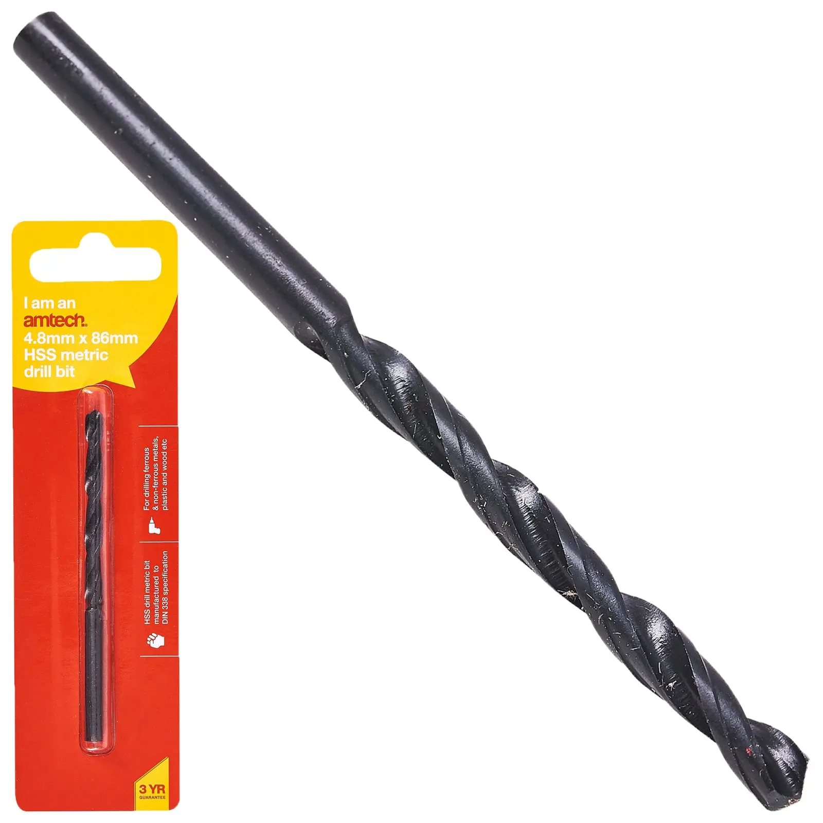 Amtech HSS Metric Metal Drill Bits 118° Precision Ground Tip - Image 11