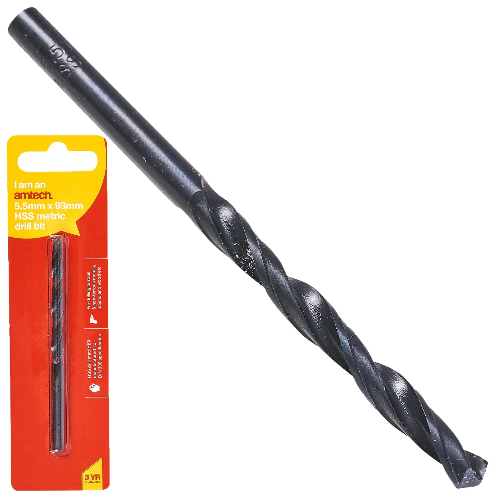 Amtech HSS Metric Metal Drill Bits 118° Precision Ground Tip - Image 13