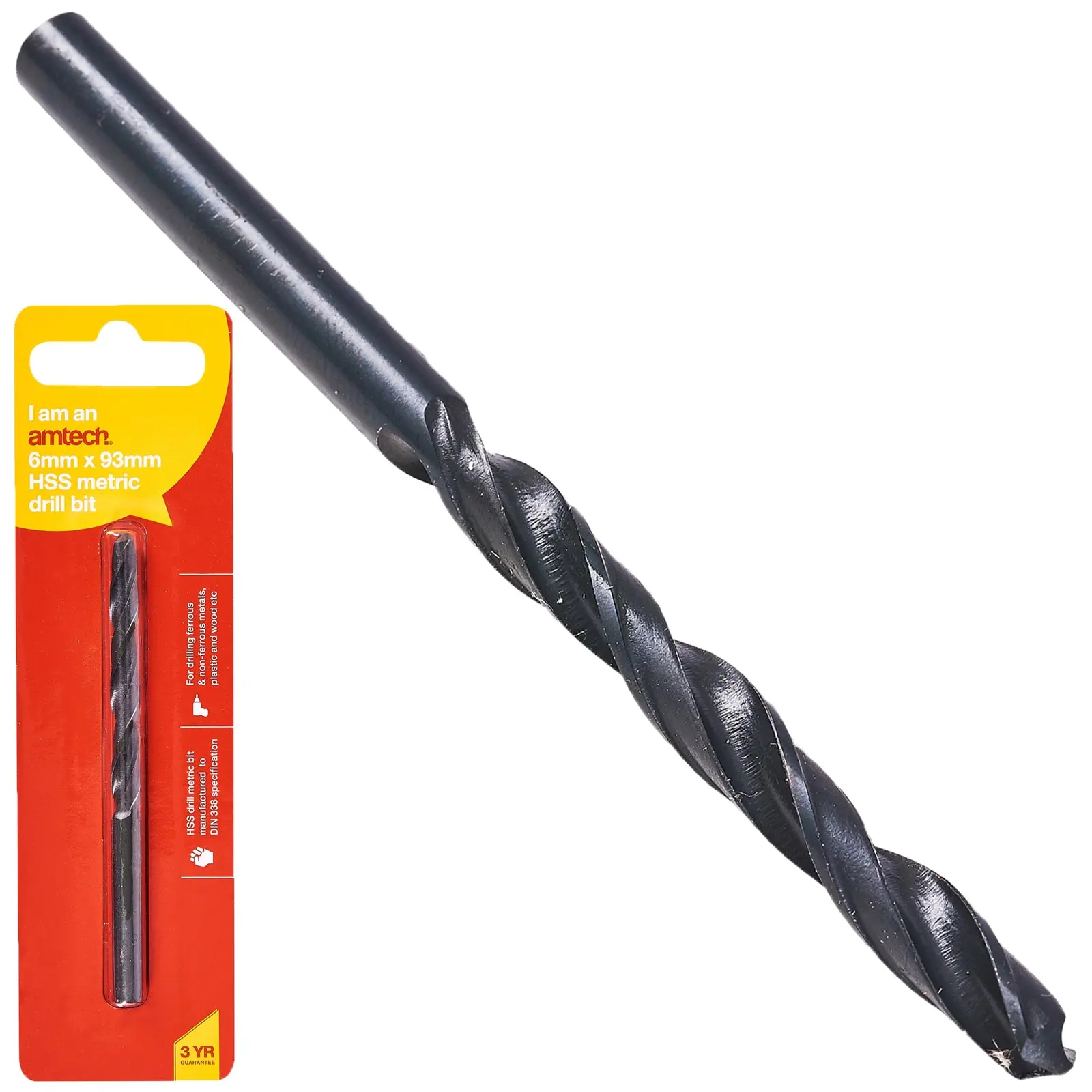 Amtech HSS Metric Metal Drill Bits 118° Precision Ground Tip - Image 14