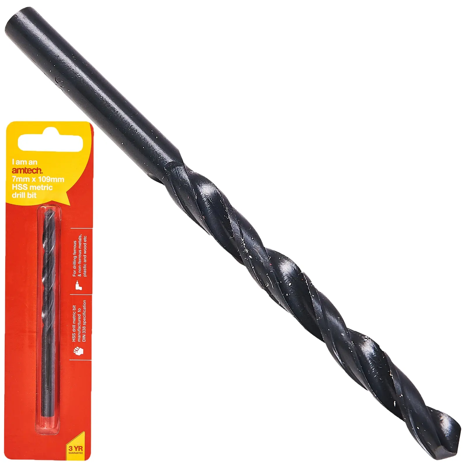 Amtech HSS Metric Metal Drill Bits 118° Precision Ground Tip - Image 16