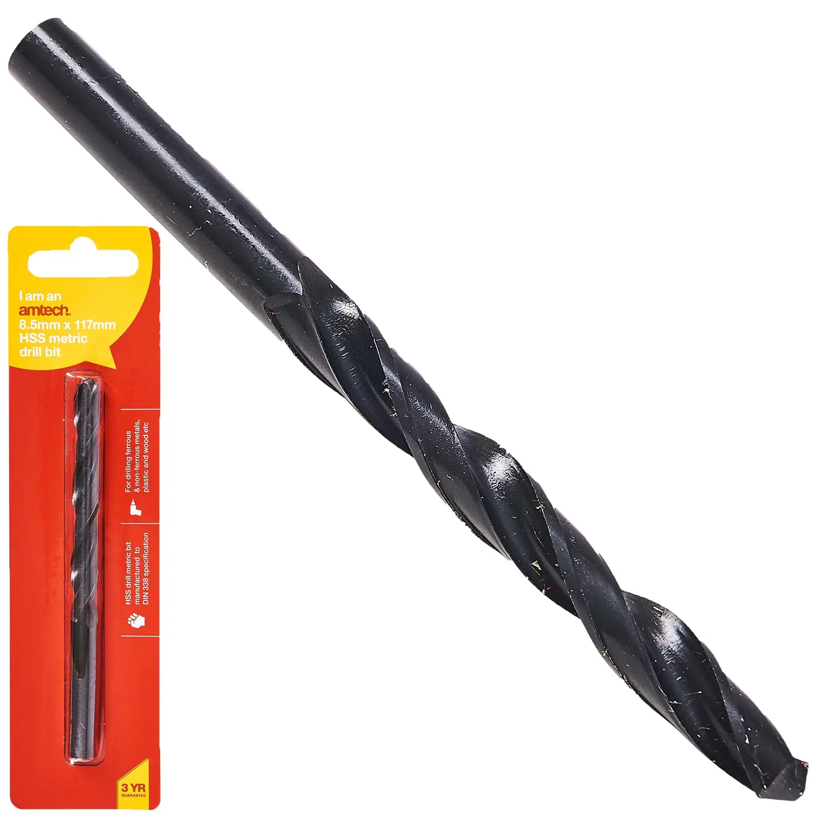 Amtech HSS Metric Metal Drill Bits 118° Precision Ground Tip - Image 19