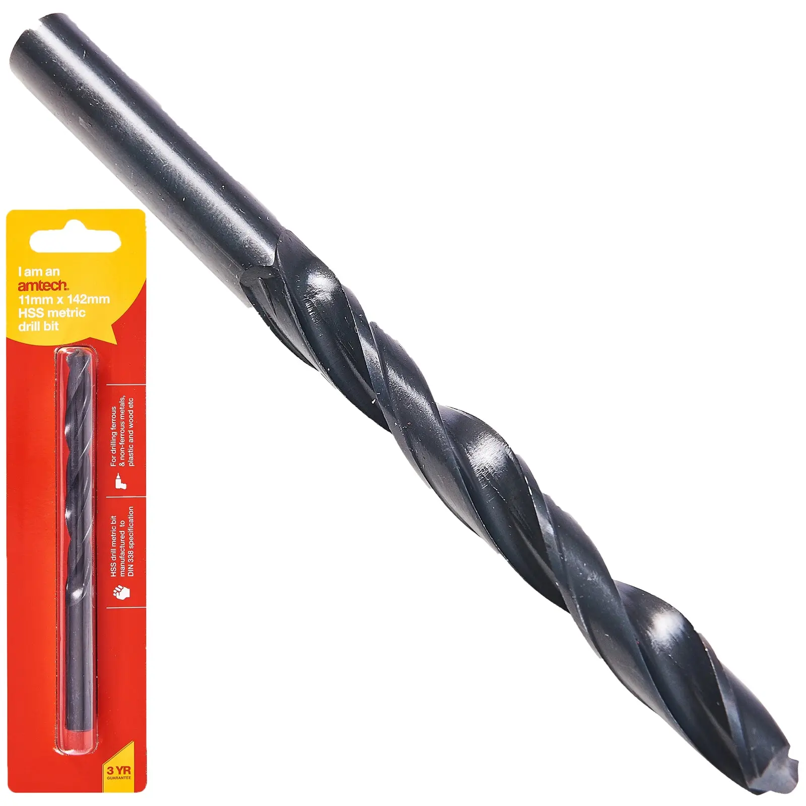 Amtech HSS Metric Metal Drill Bits 118° Precision Ground Tip - Image 24
