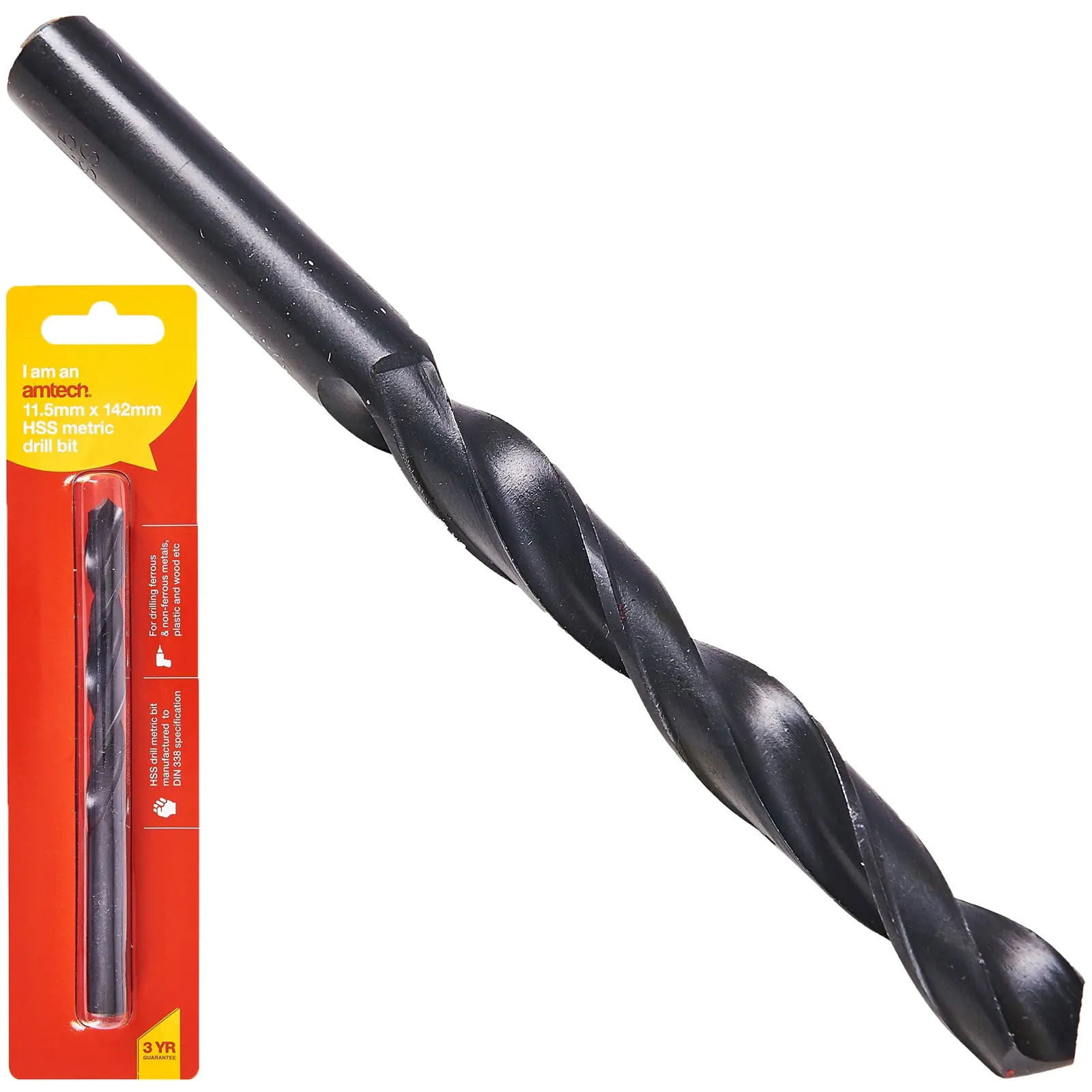 Amtech HSS Metric Metal Drill Bits 118° Precision Ground Tip - Image 25