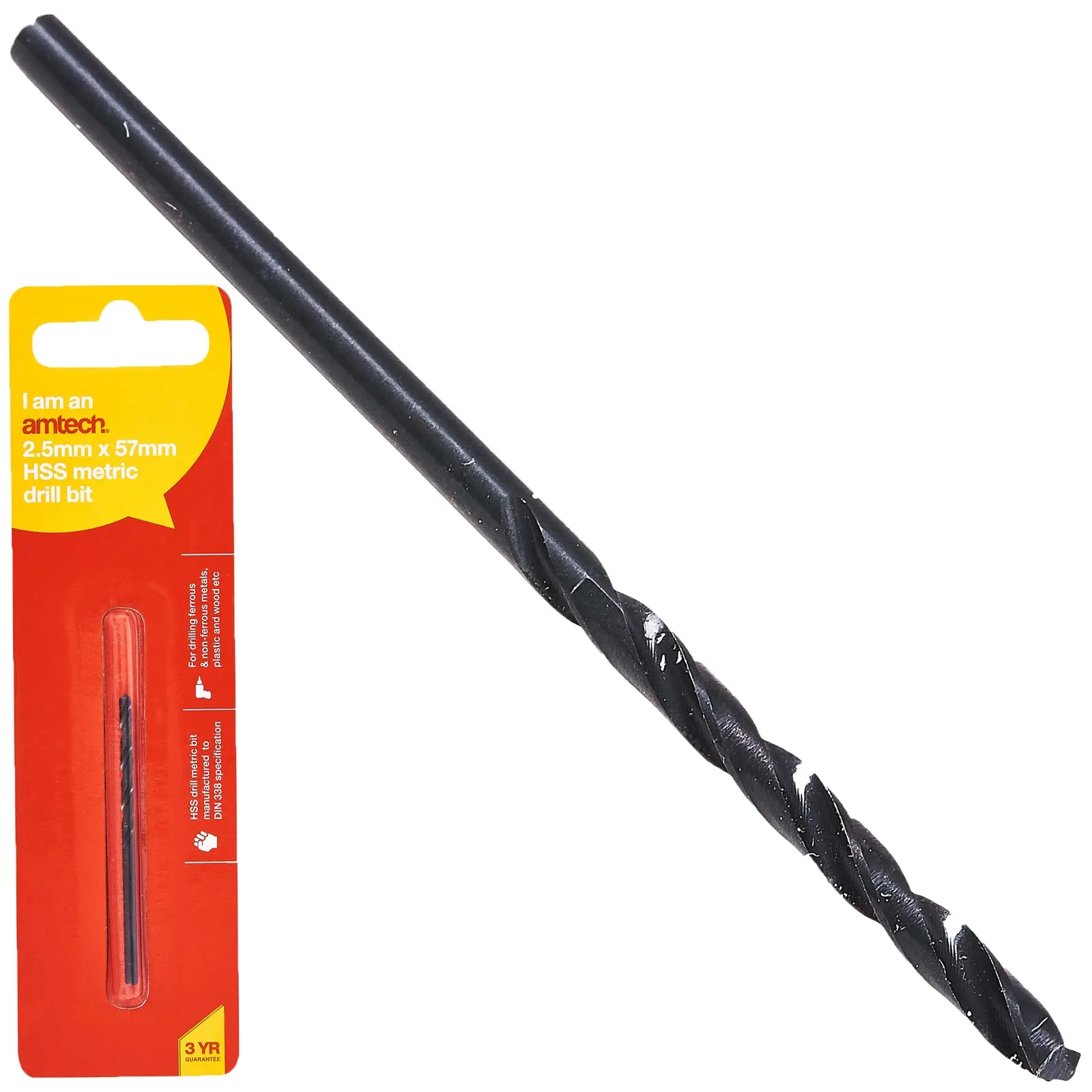 Amtech HSS Metric Metal Drill Bits 118° Precision Ground Tip - Image 4