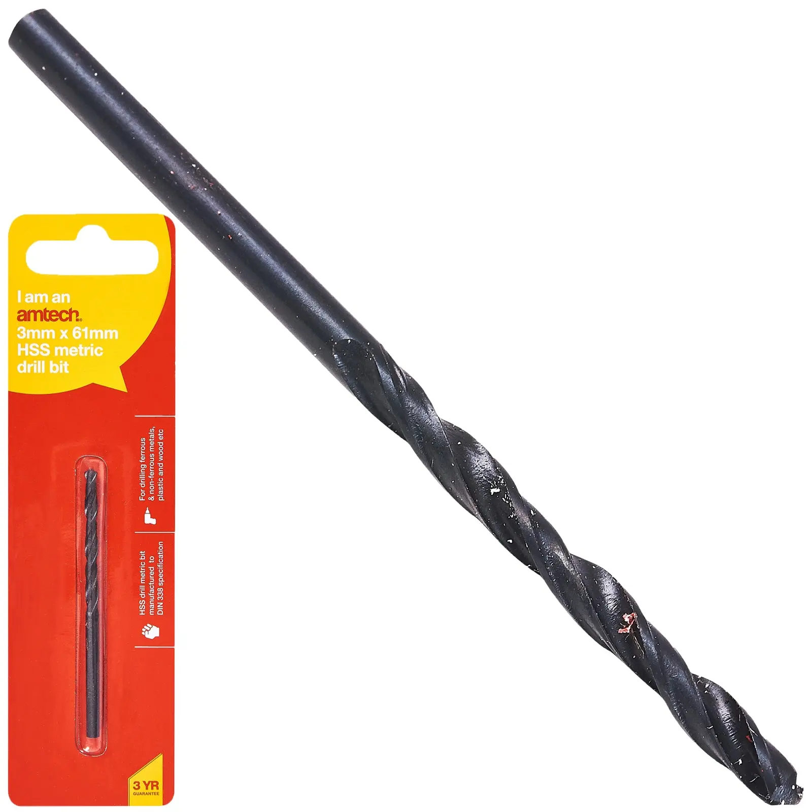 Amtech HSS Metric Metal Drill Bits 118° Precision Ground Tip - Image 5