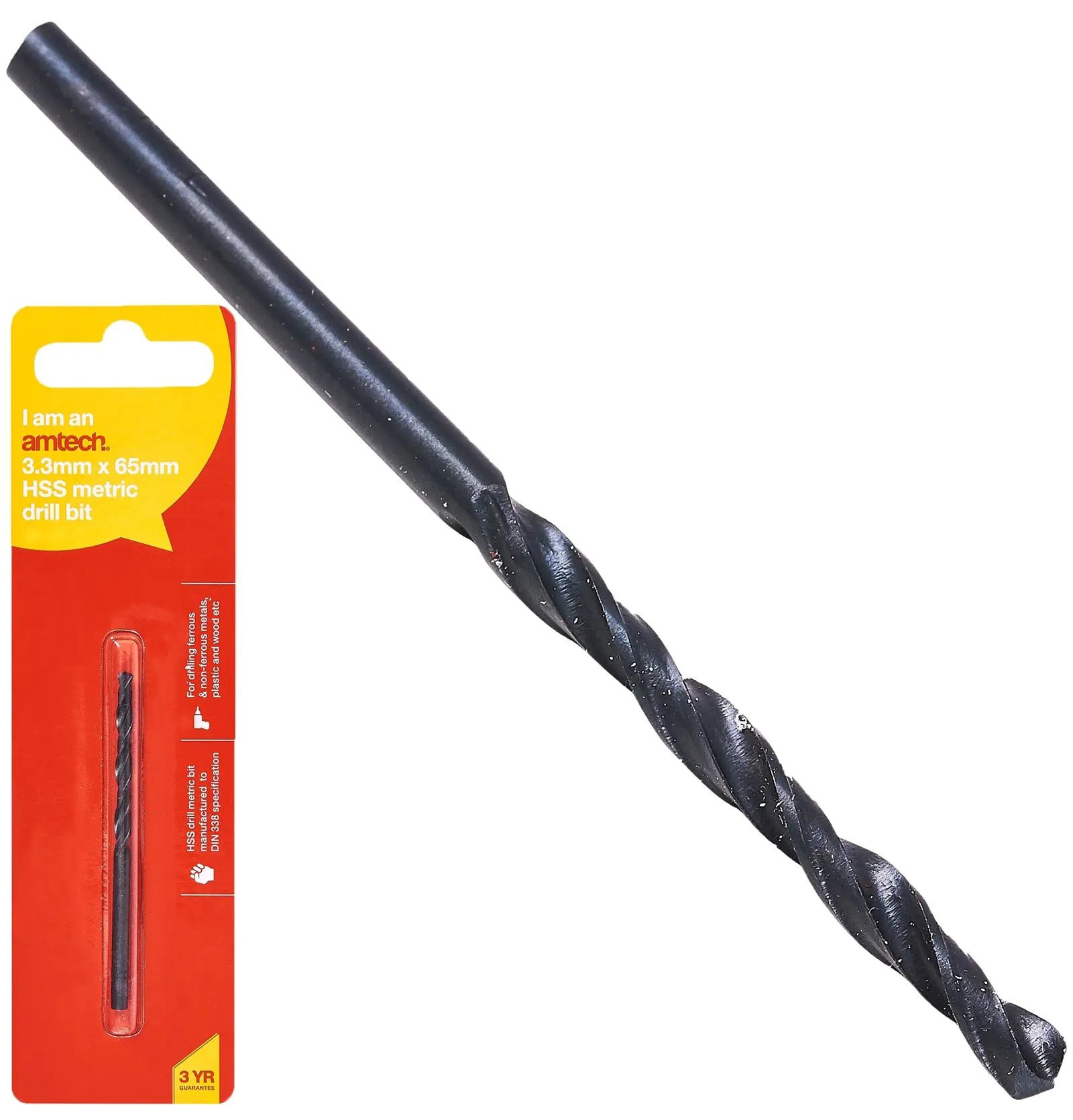 Amtech HSS Metric Metal Drill Bits 118° Precision Ground Tip - Image 6