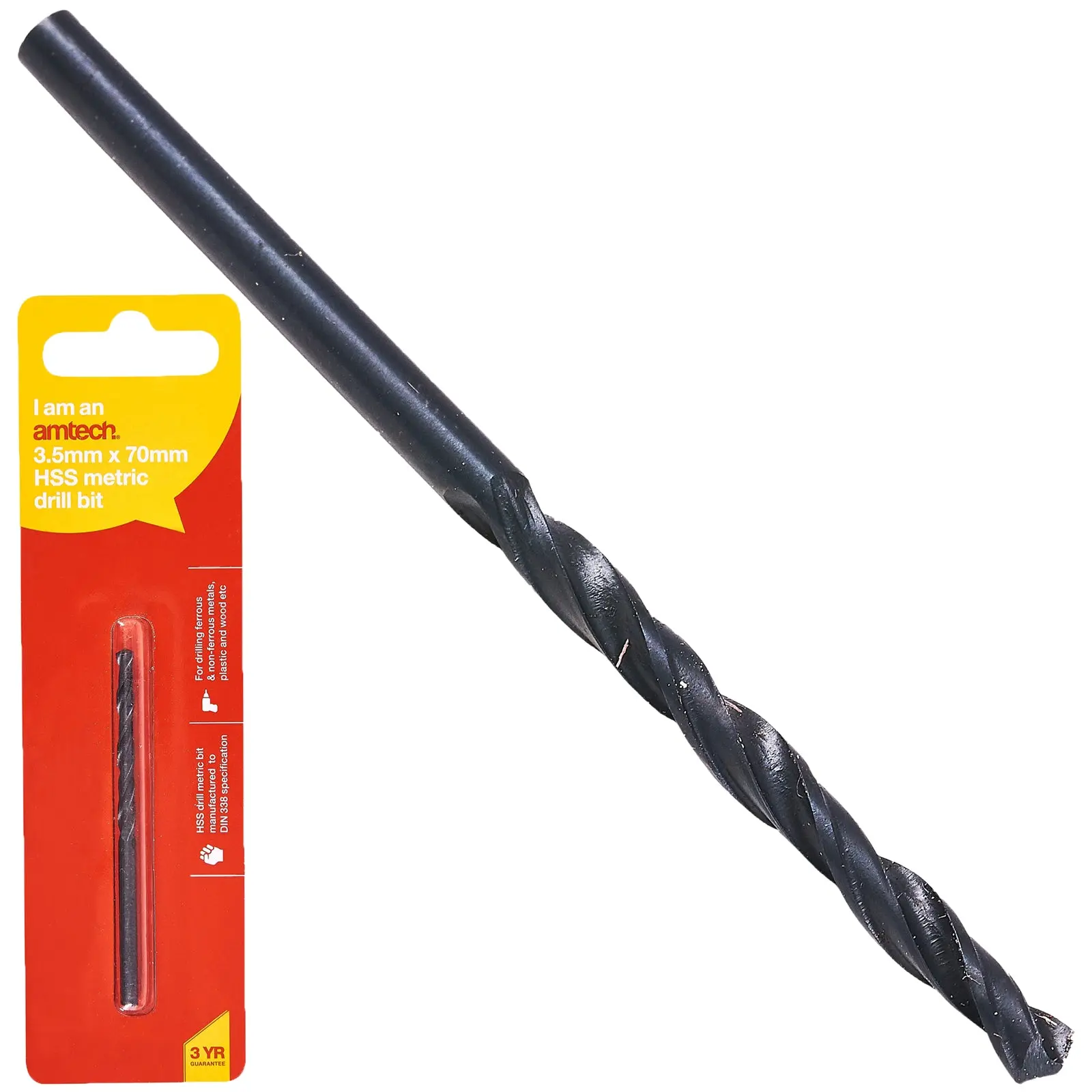 Amtech HSS Metric Metal Drill Bits 118° Precision Ground Tip - Image 7