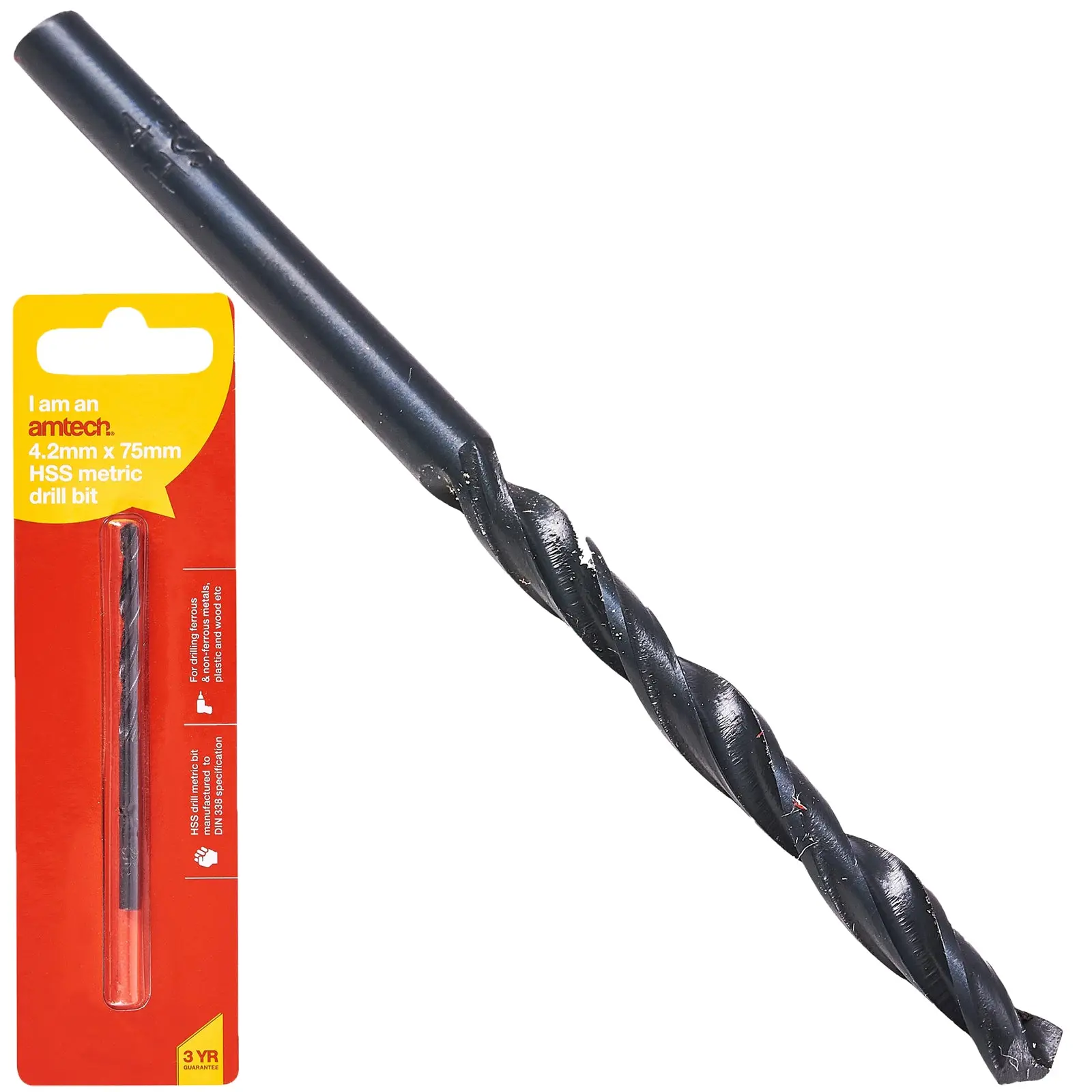 Amtech HSS Metric Metal Drill Bits 118° Precision Ground Tip - Image 9