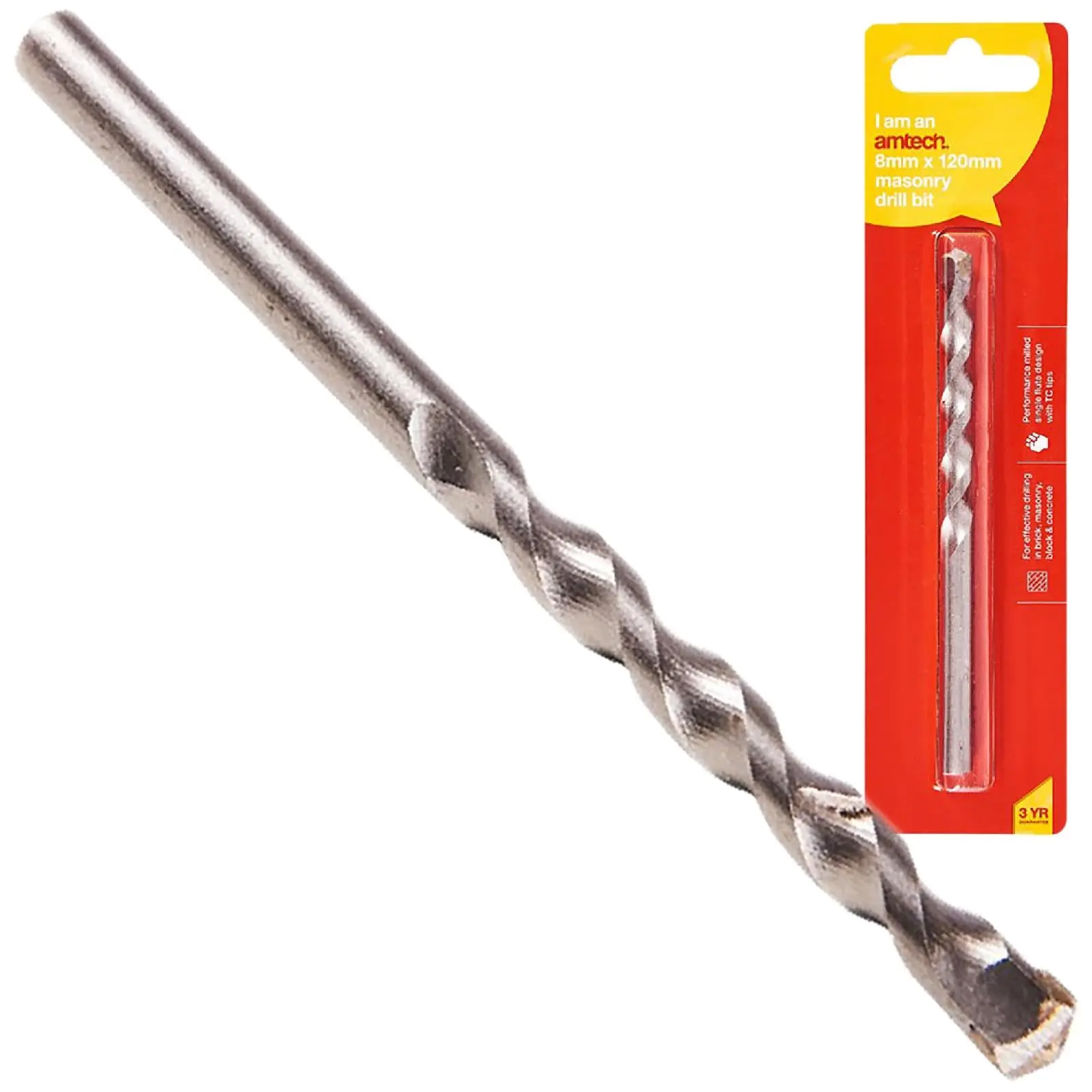 Amtech Masonry Drill Bit 8 x 120 mm