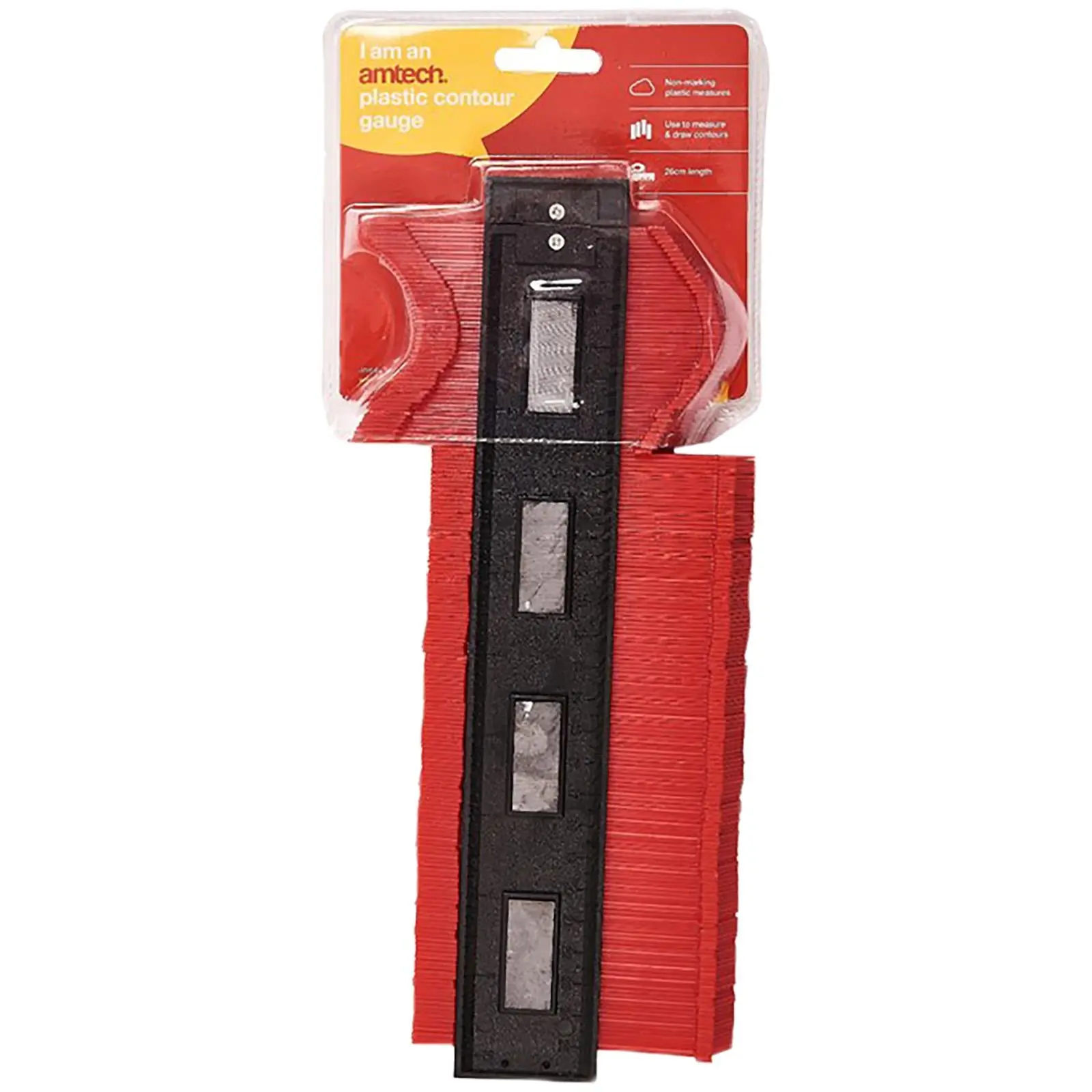 Amtech Plastic Profile Contour Gauge 260mm - Image 3