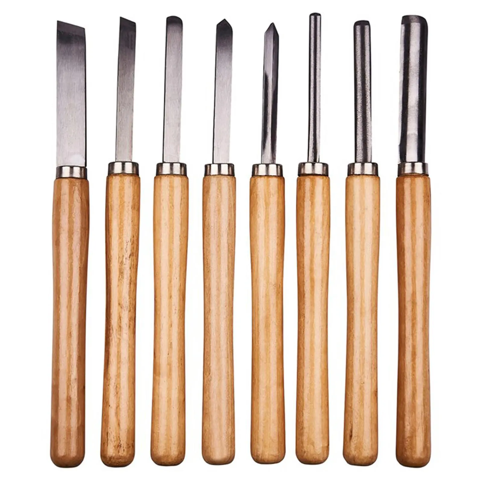 Amtech Wood Turning Chisel Set 8 Piece - Image 4