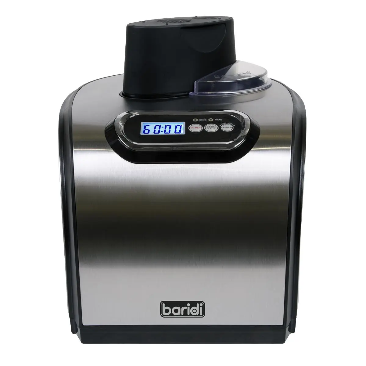 Baridi 1.5L Ice Cream, Gelato & Sorbet Machine with Fast-Freeze Compressor Cooling - Image 5