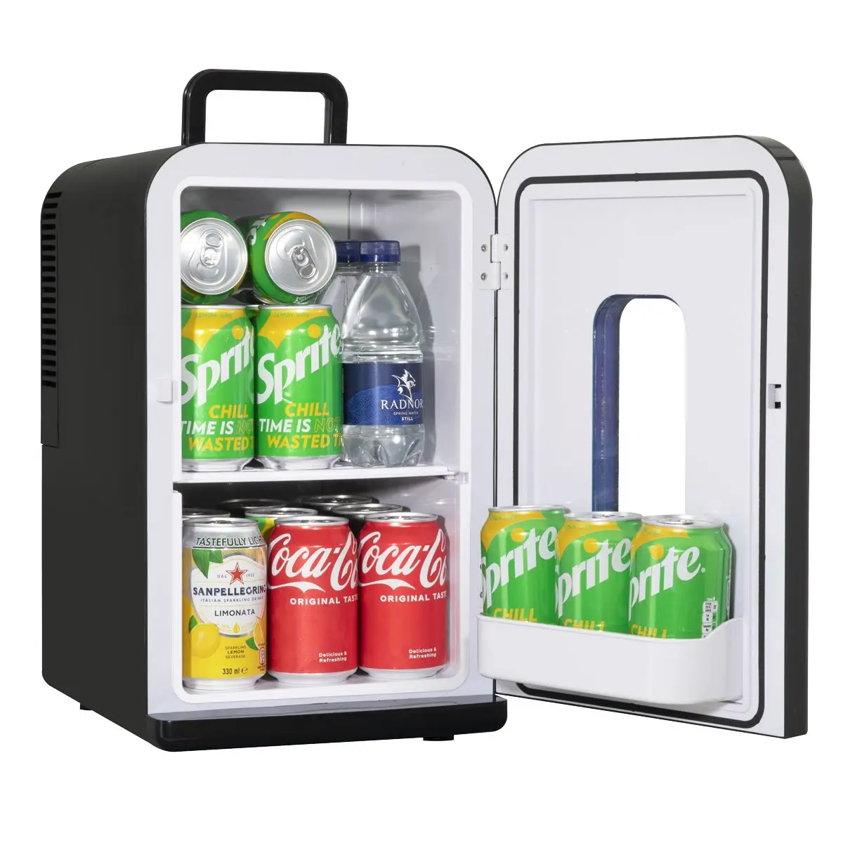 Baridi 15L Mini Fridge Cooler & Warmer, 12V/230V, Perfect for Car, Bedroom, Camping, Makeup, Black - DH95 - Image 8