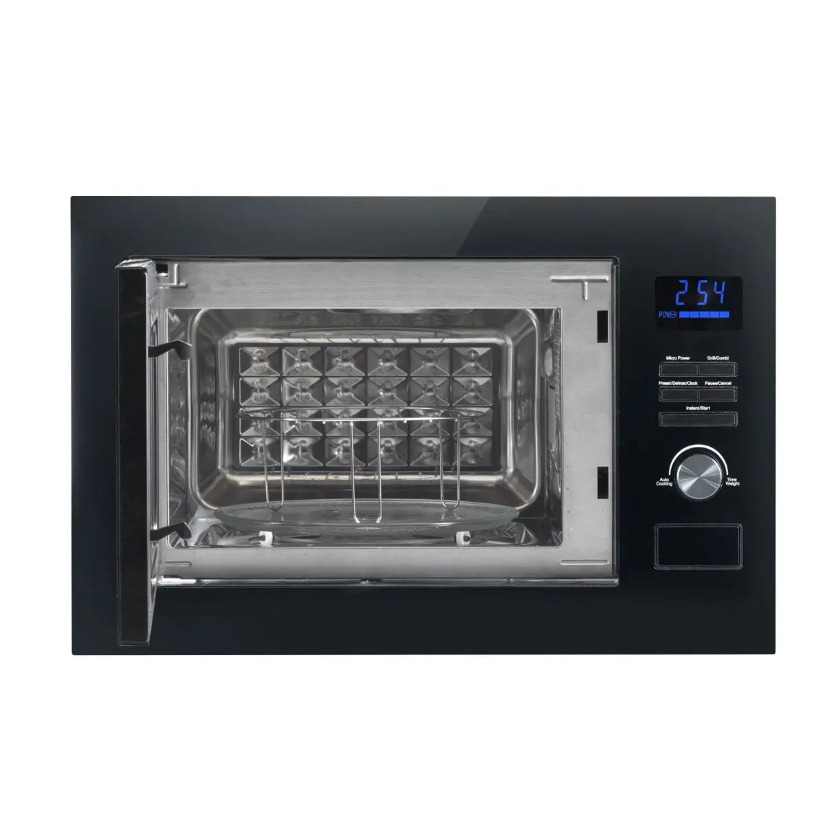 Baridi 25L Integrated Microwave Oven with Grill, 900W, Sensor Touch Controls, Black - Image 4