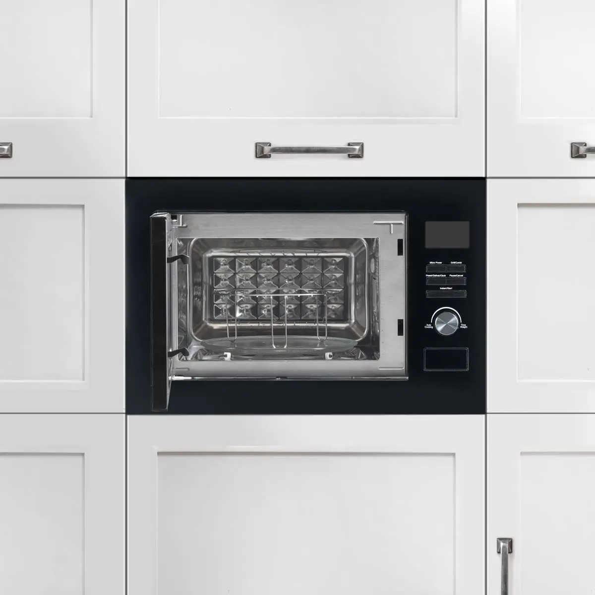 Baridi 25L Integrated Microwave Oven with Grill, 900W, Sensor Touch Controls, Black - Image 6
