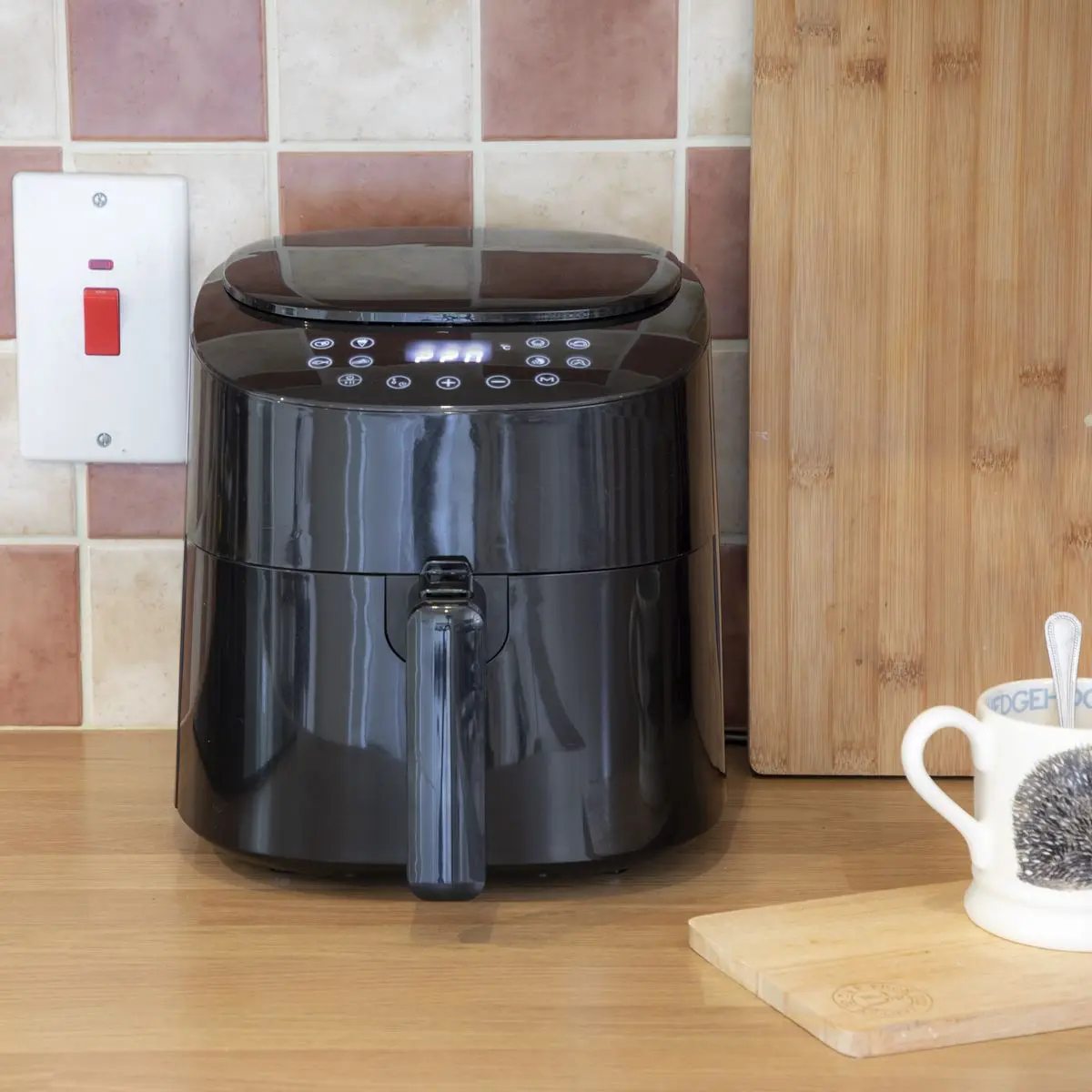 Baridi 3.5L Low Fat Air Fryer with Digital Rapid Air Oil Free Circulation System, 1300W, 8 Presets - Image 12