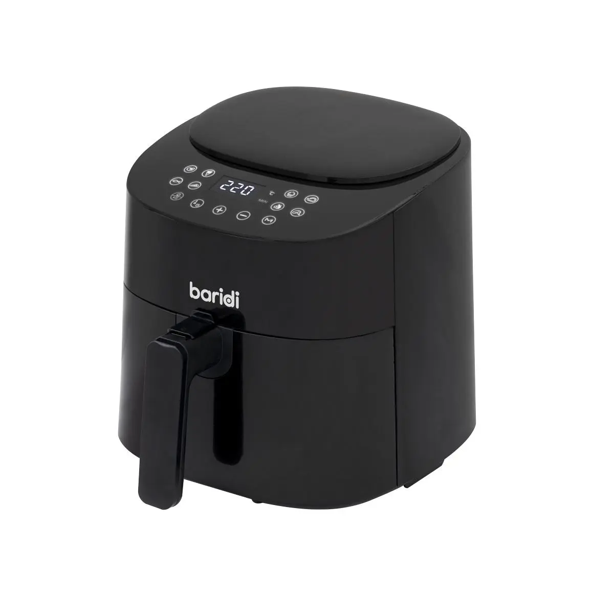 Baridi 3.5L Low Fat Air Fryer with Digital Rapid Air Oil Free Circulation System, 1300W, 8 Presets - Image 6