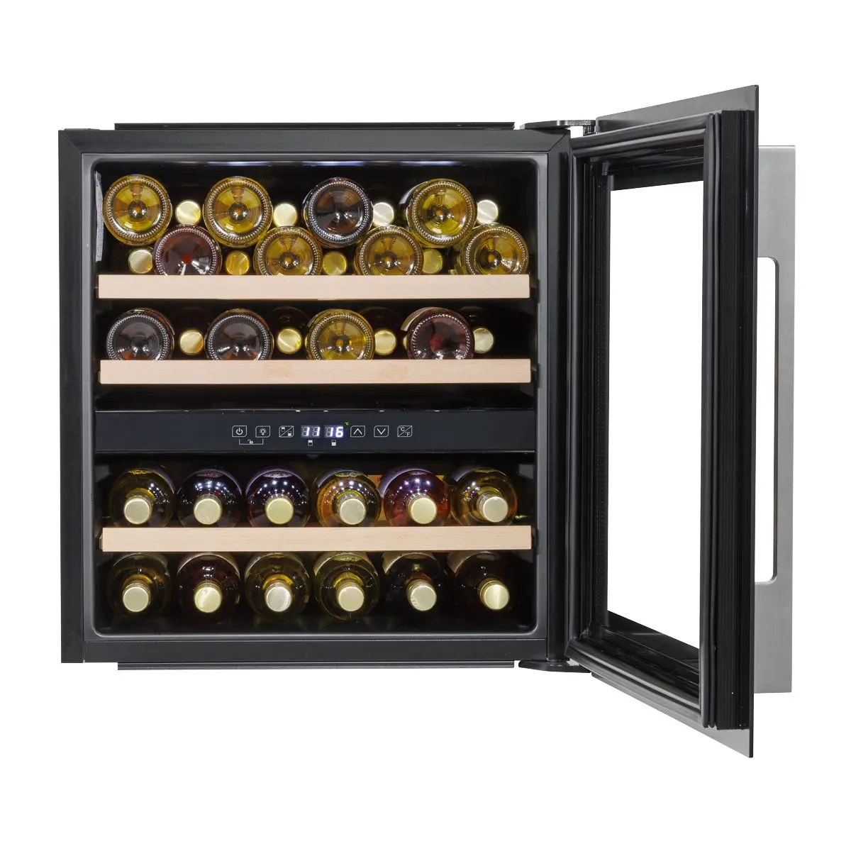 Baridi 36 Bottle Wine Fridge & Cooler 60cm - Image 4