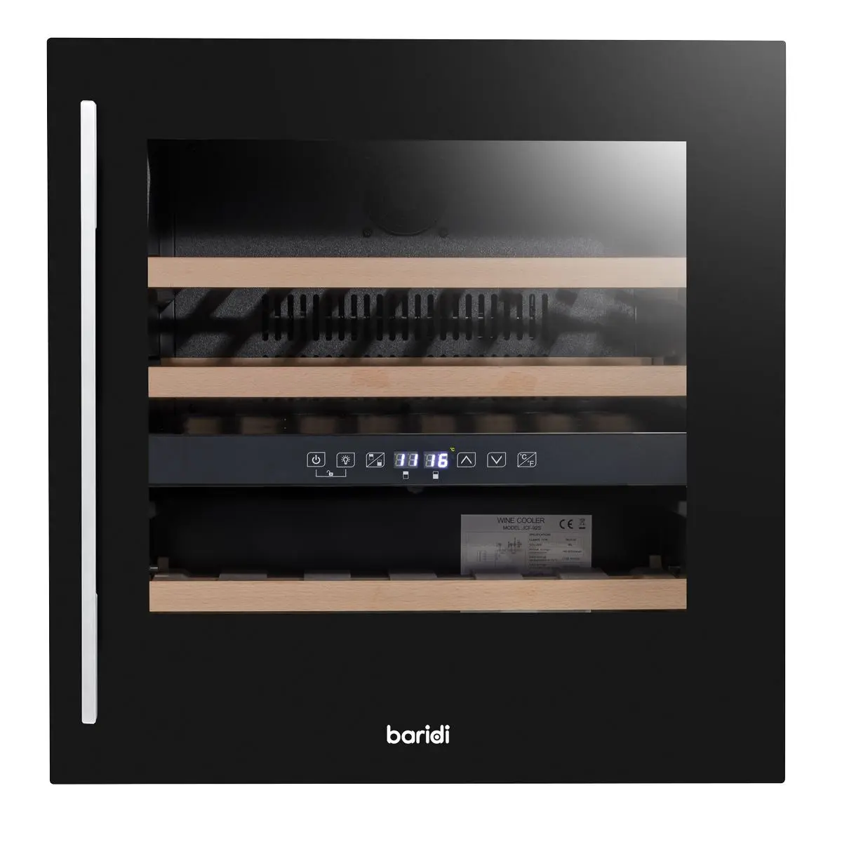 Baridi 36 Bottle Wine Fridge & Cooler 60cm - Image 9