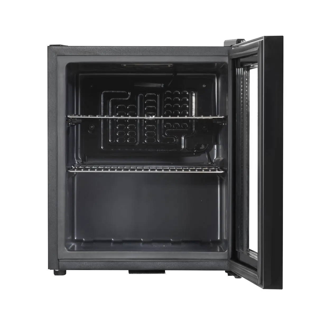 Baridi 50L Tabletop Beer & Drinks Mini Fridge with Light 3-10°C - Black & Glass - Image 10