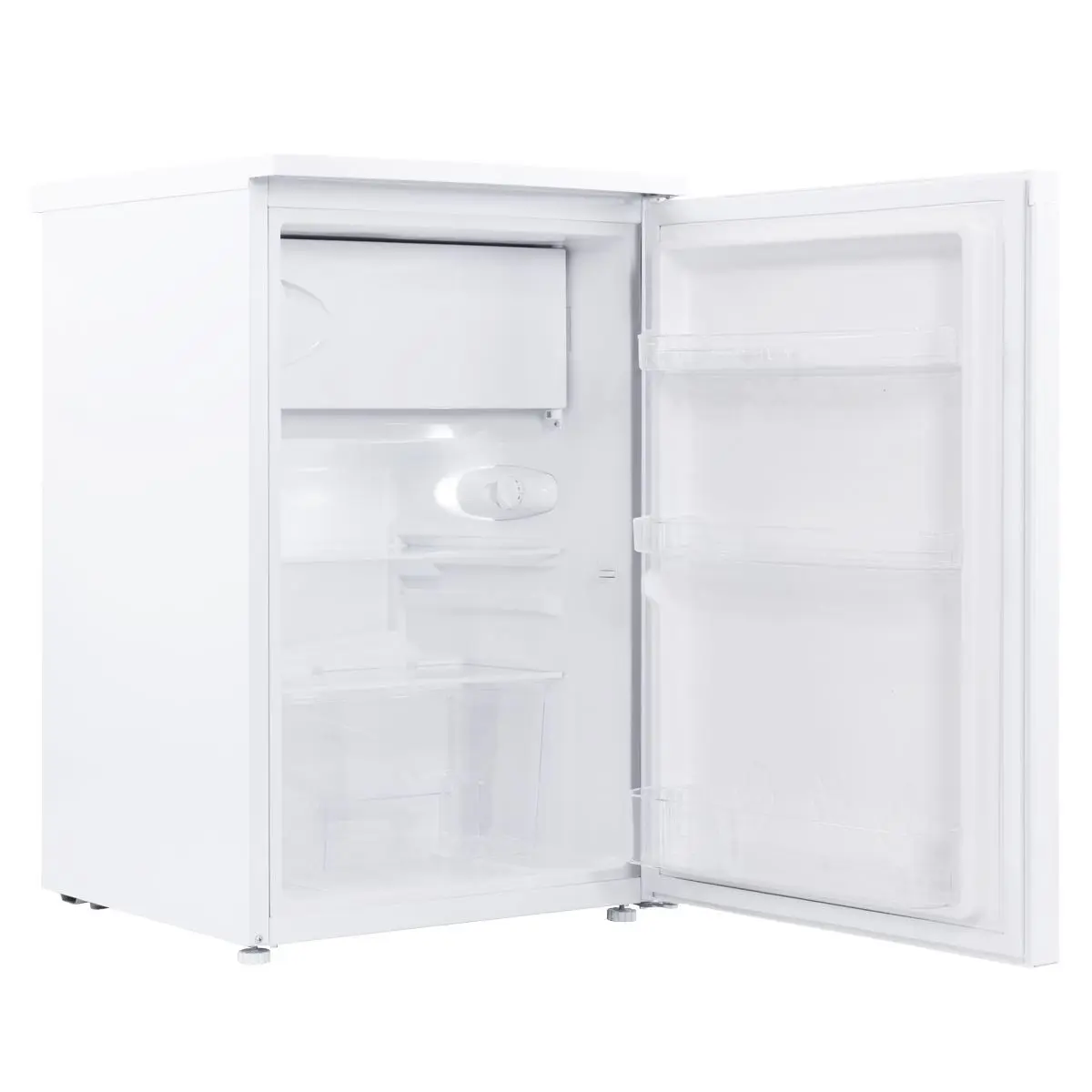 Baridi 55cm Freestanding Undercounter Fridge with Ice Box 107L - White - Image 2