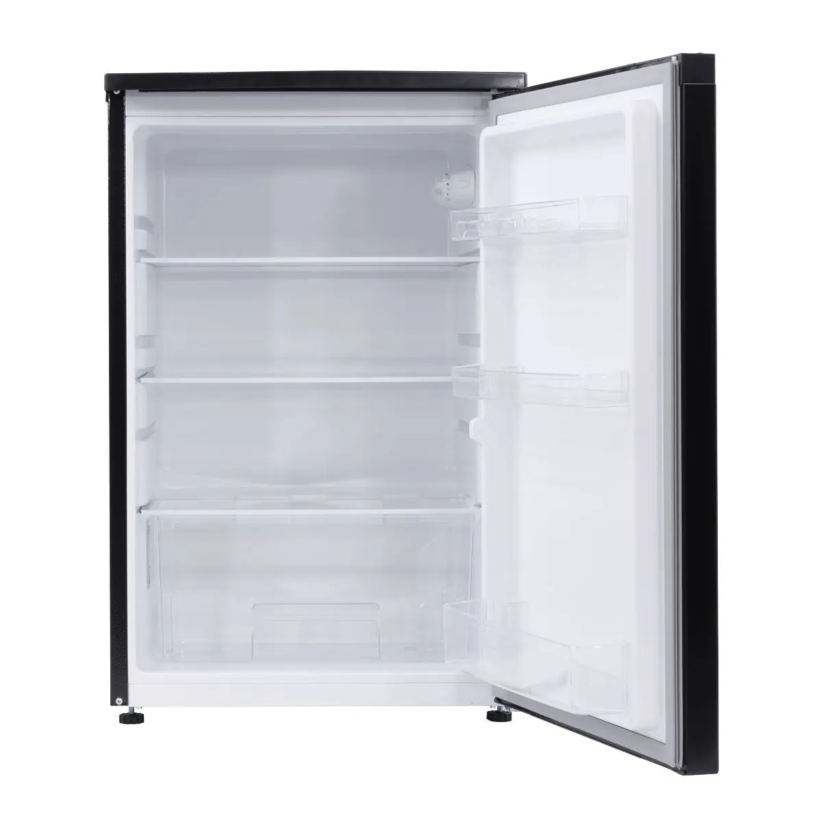 Baridi 55cm Undercounter Larder Fridge, 130L Capacity - Black - Image 2