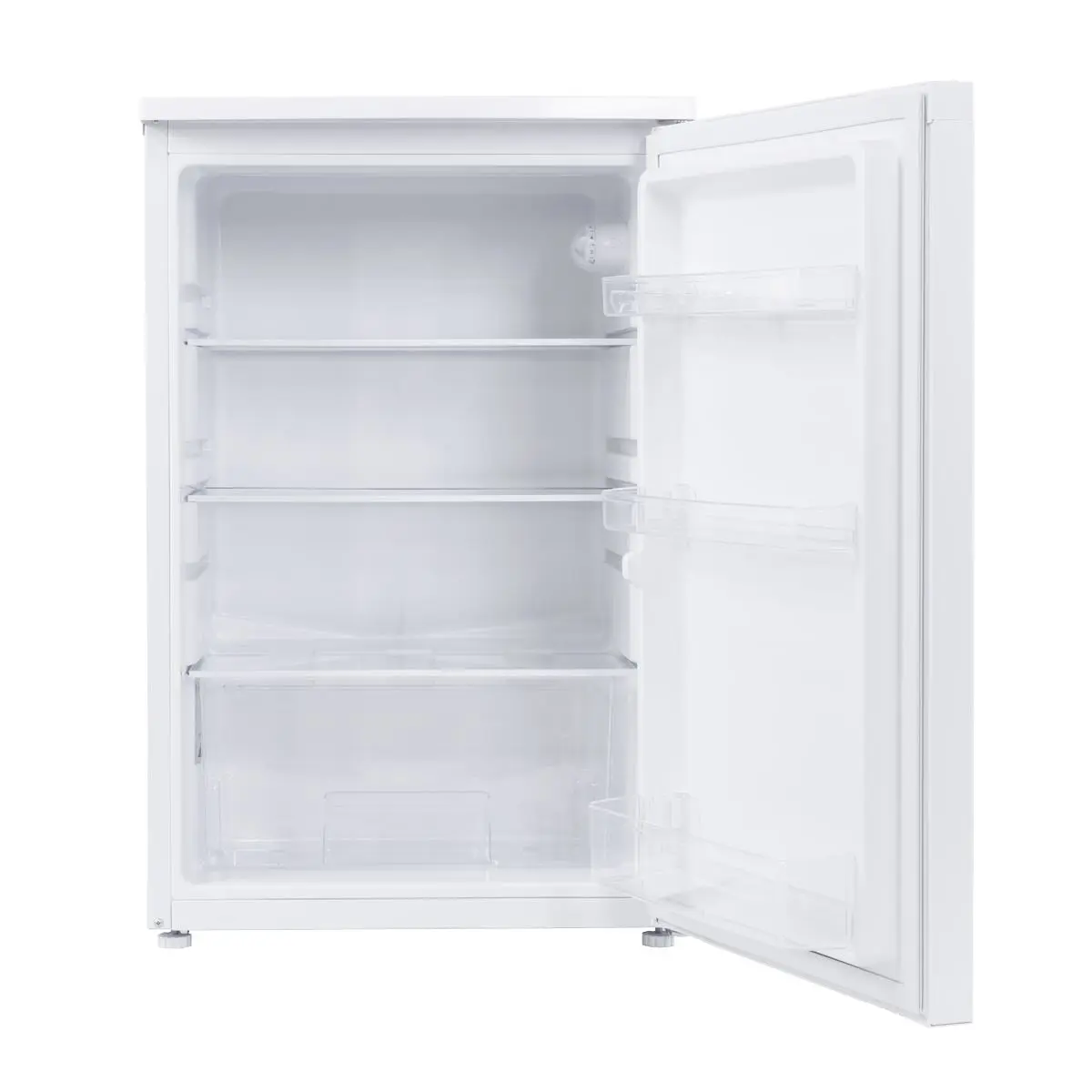 Baridi 55cm Undercounter Larder Fridge, 130L Capacity - White - Image 5