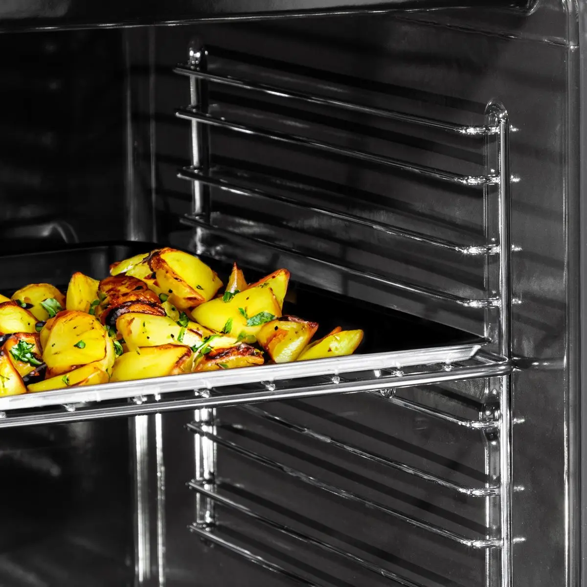 Baridi 60cm Built-In Fan Assisted, Single, Integrated 10 Function Electric Oven, Touchscreen Controls, 72L Capacity, Black - Image 15