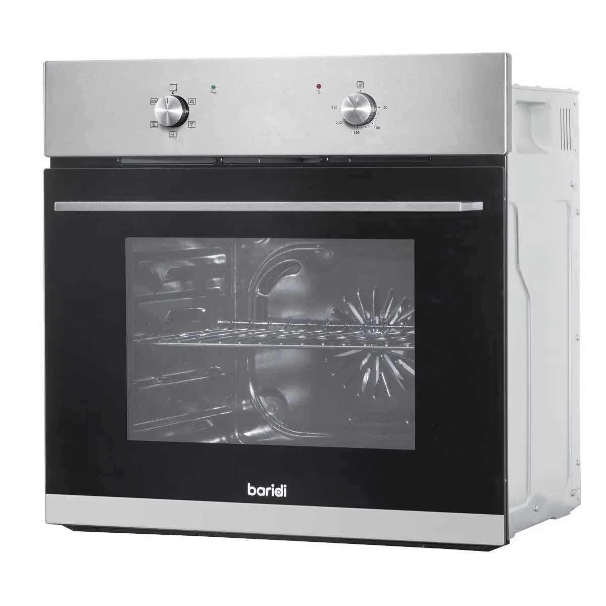 Baridi 60cm Built-In Five Function Fan Assisted Oven, 55L Capacity, Stainless Steel - Image 5