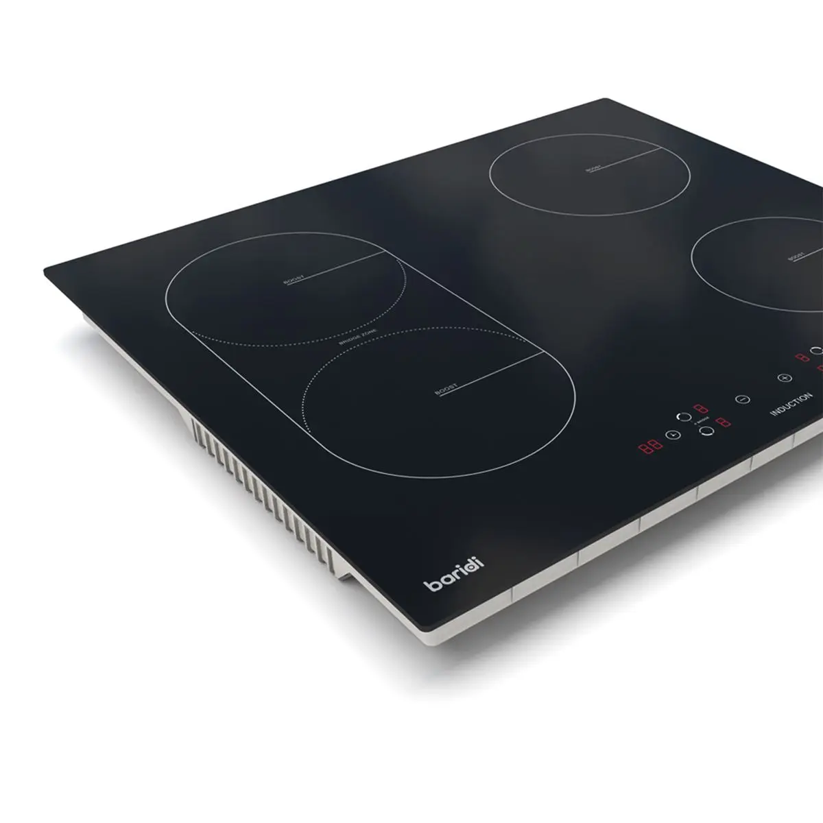 Baridi 60cm Built-In Induction Hob with Bridge Zone, 4 Cooking Zones, 2800W, Boost Function, 9 Power Levels, Touch Control & Timer - Image 4