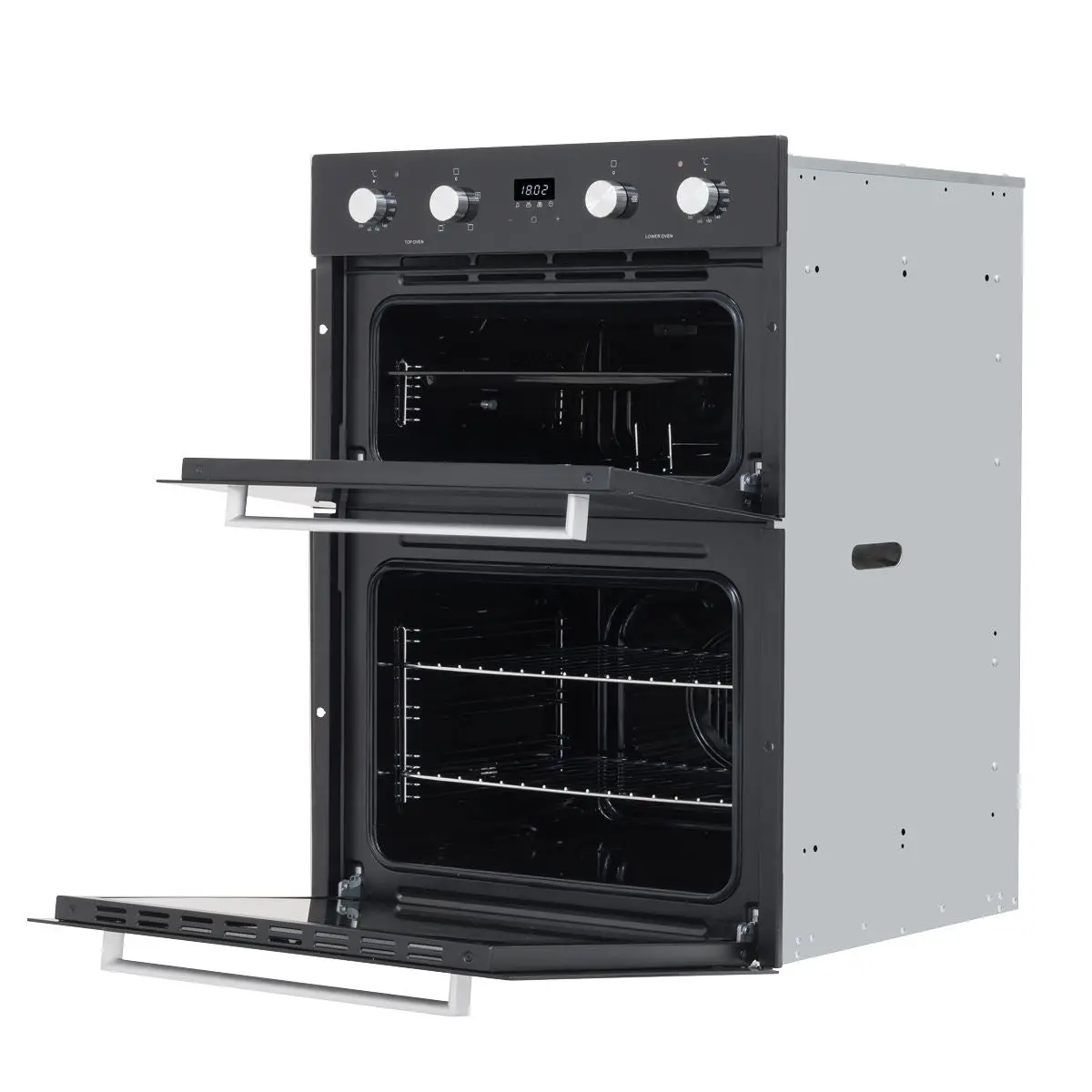 Baridi 72cm Built-Under Double Oven, 74L Capacity, Energy Rating A - Black - Image 15