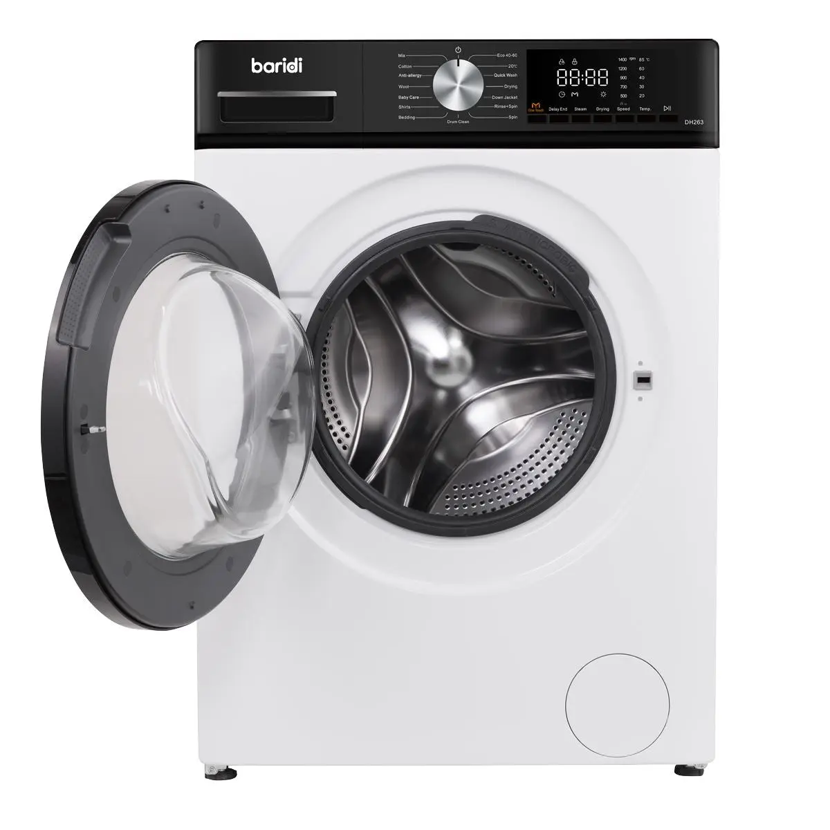Baridi 8/5kg Washer Dryer, Front Loading, 1400rpm Energy Rating A – White - Image 16
