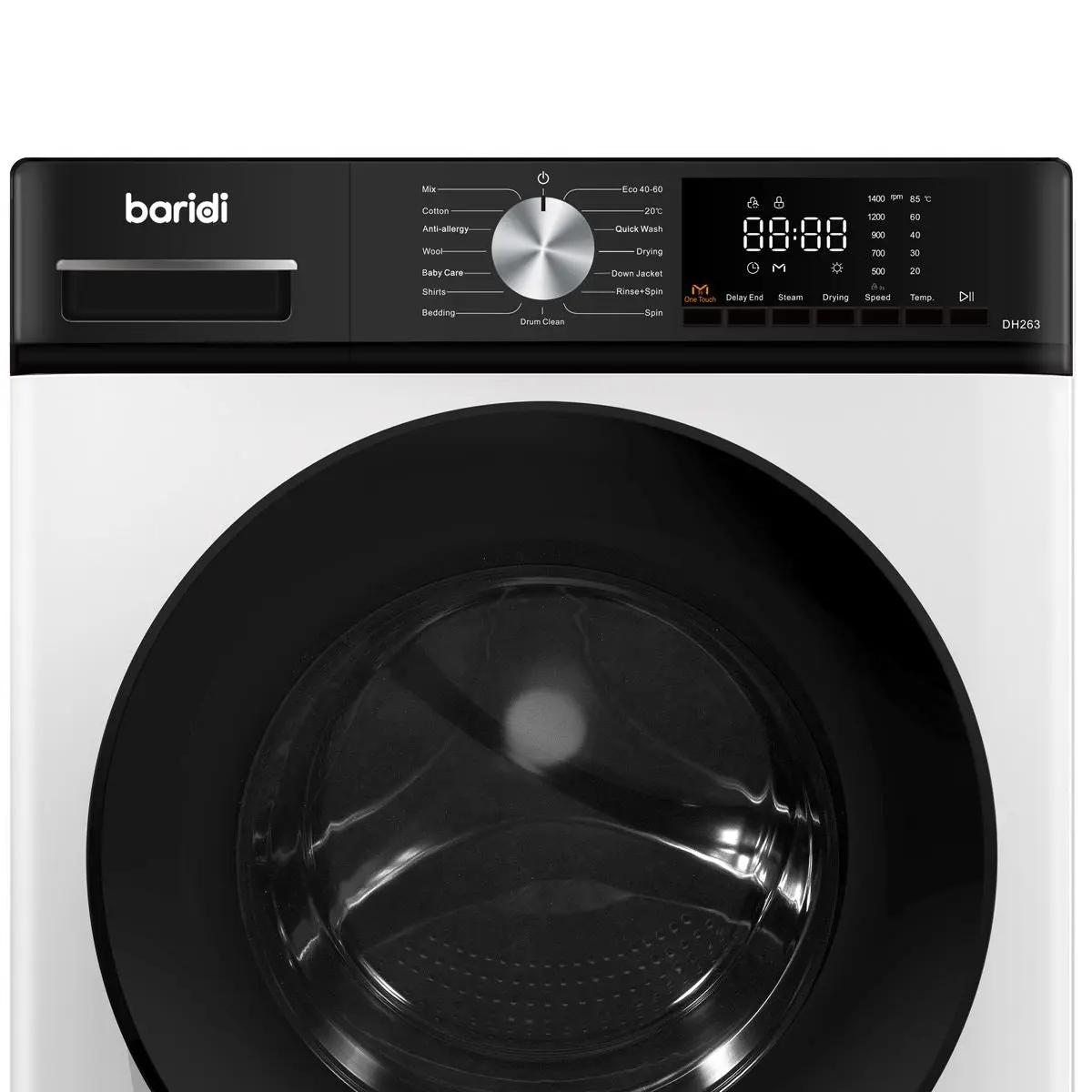 Baridi 8/5kg Washer Dryer, Front Loading, 1400rpm Energy Rating A – White - Image 18
