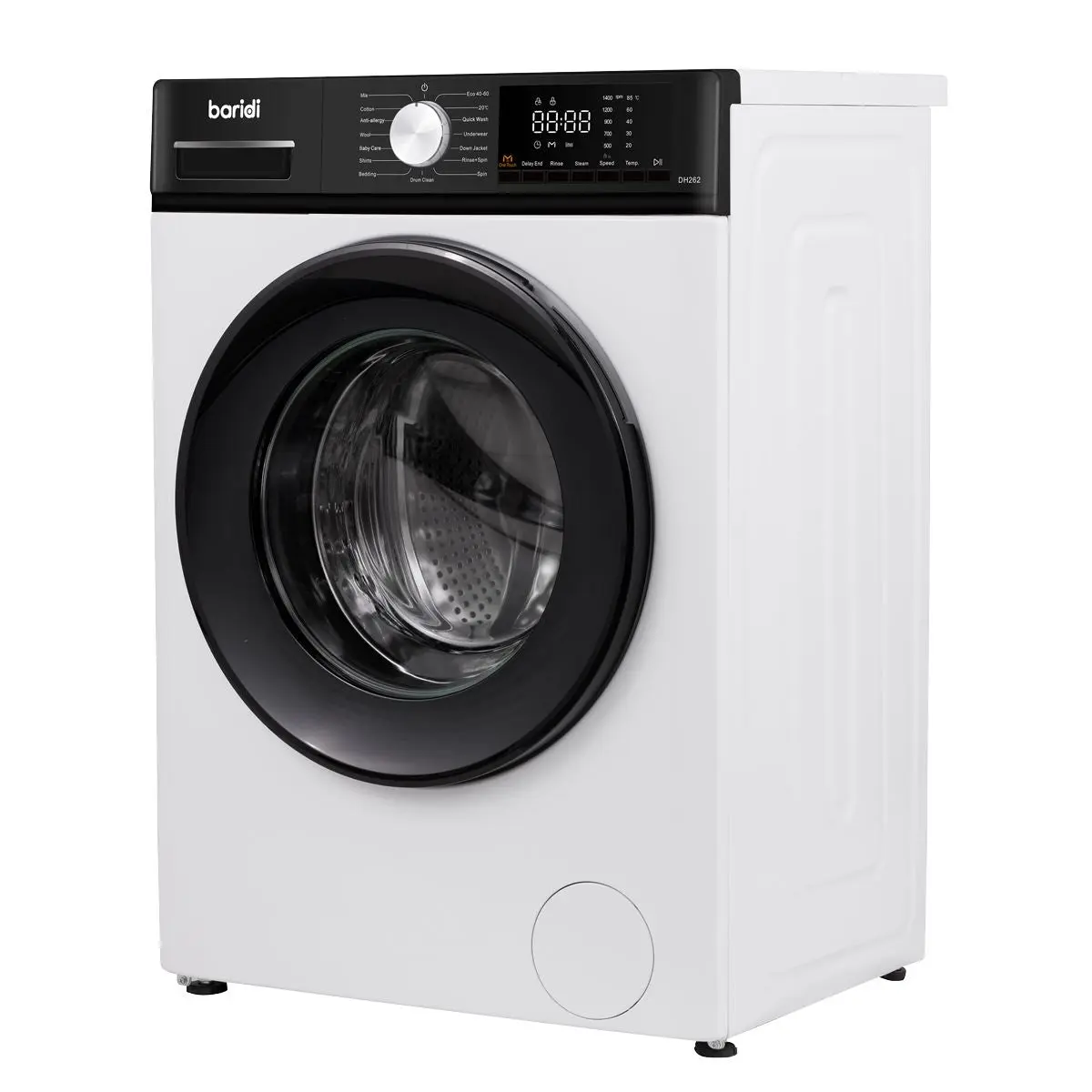 Baridi 8kg Washing Machine, Front Loading, 1400rpm Energy Rating A – White - Image 11