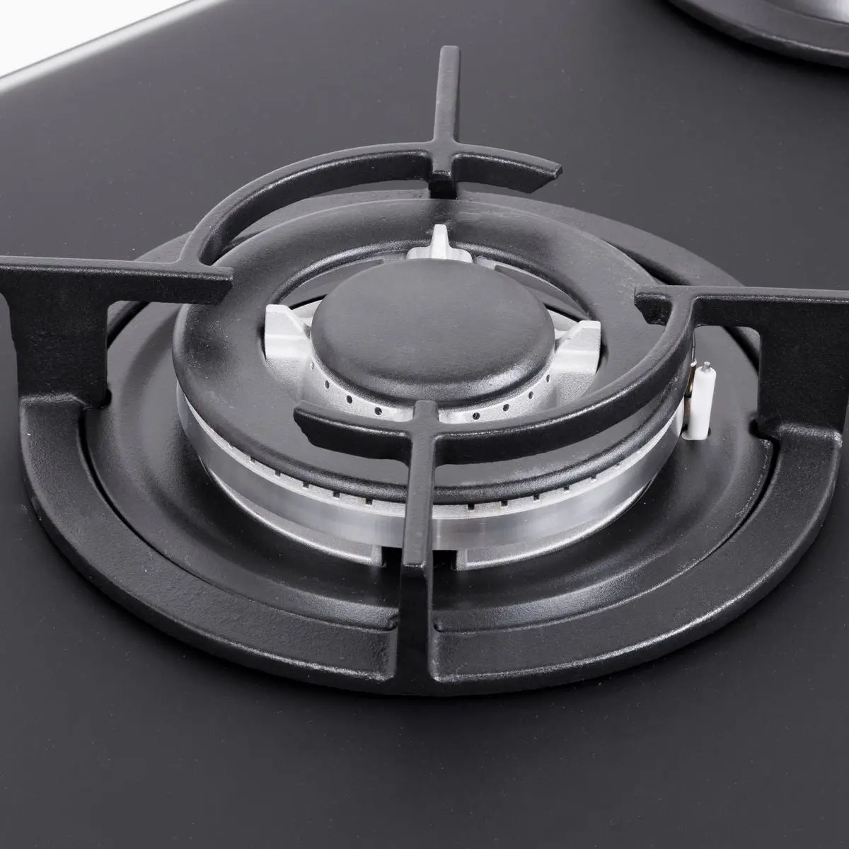 Baridi 90cm Gas Hob Matt Black Glass 5 Burners Cast Iron Supports & Auto Ignition 10.4kW - Image 11