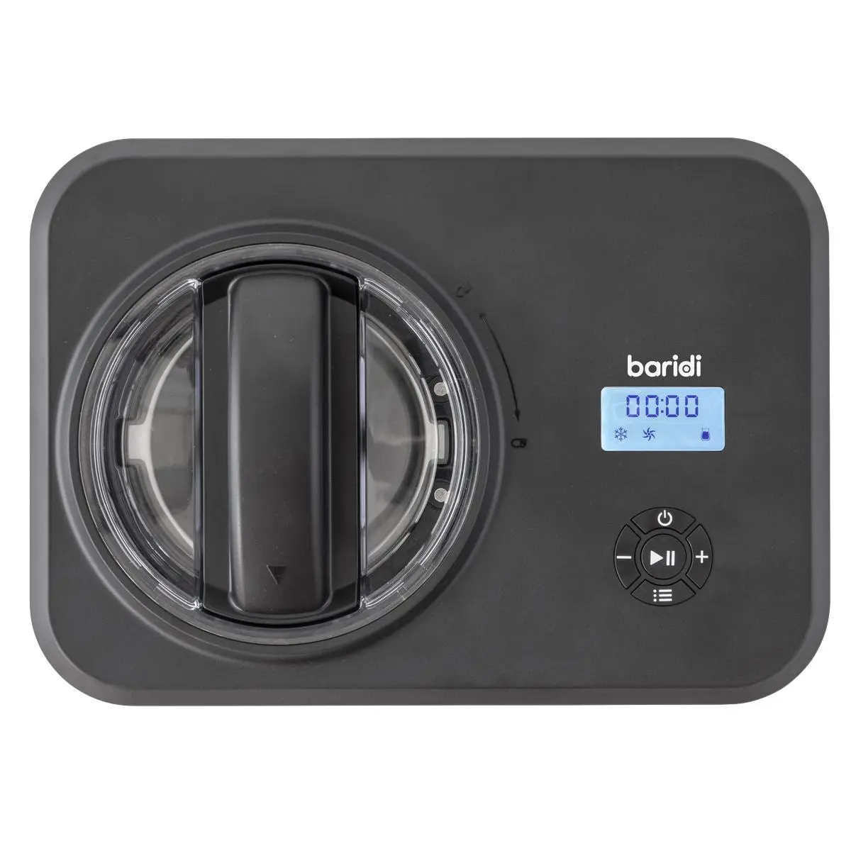 Baridi Automatic Churning Ice Cream Machine 1.5L - Black - Image 10