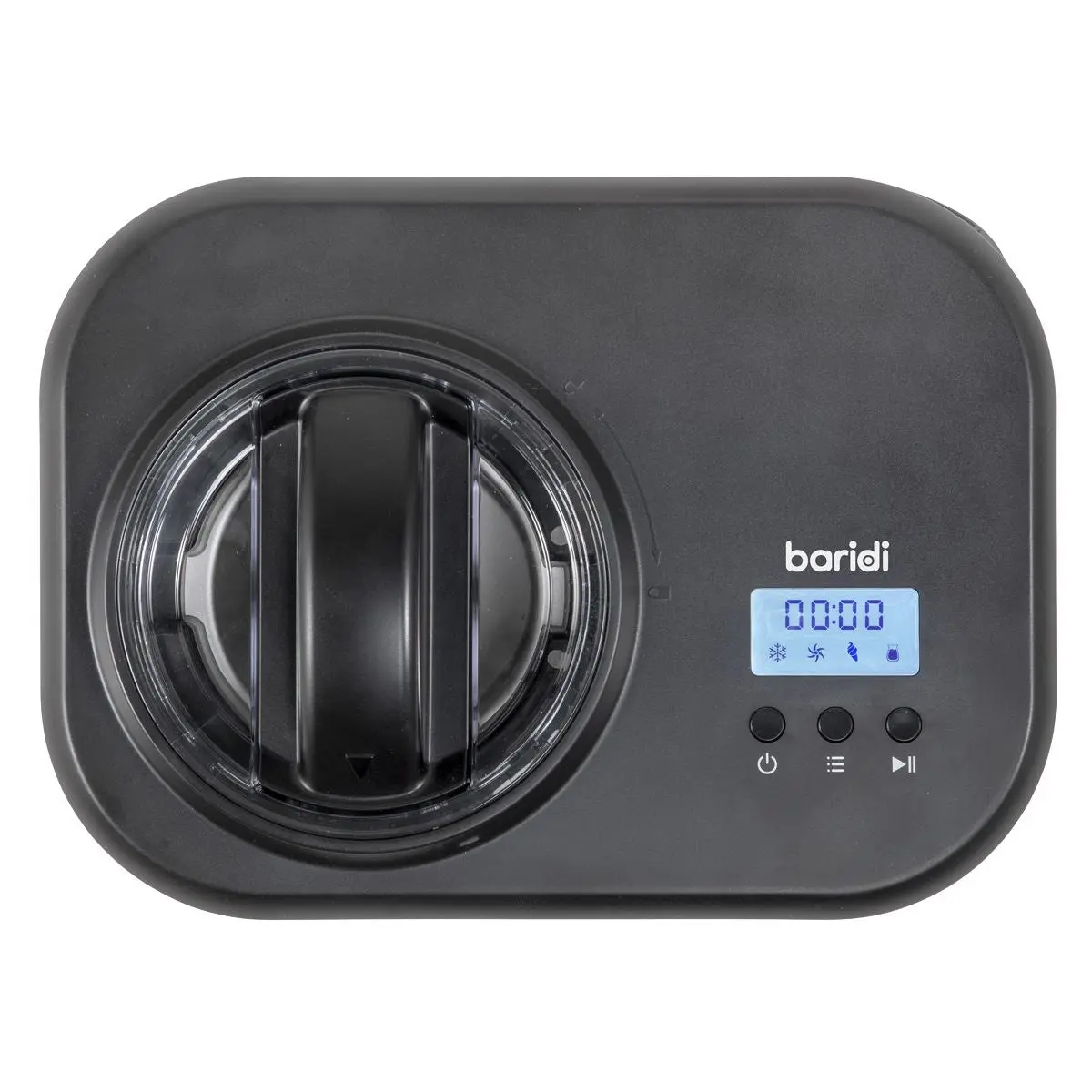 Baridi Automatic Churning Ice Cream Machine 1L - Black - Image 11