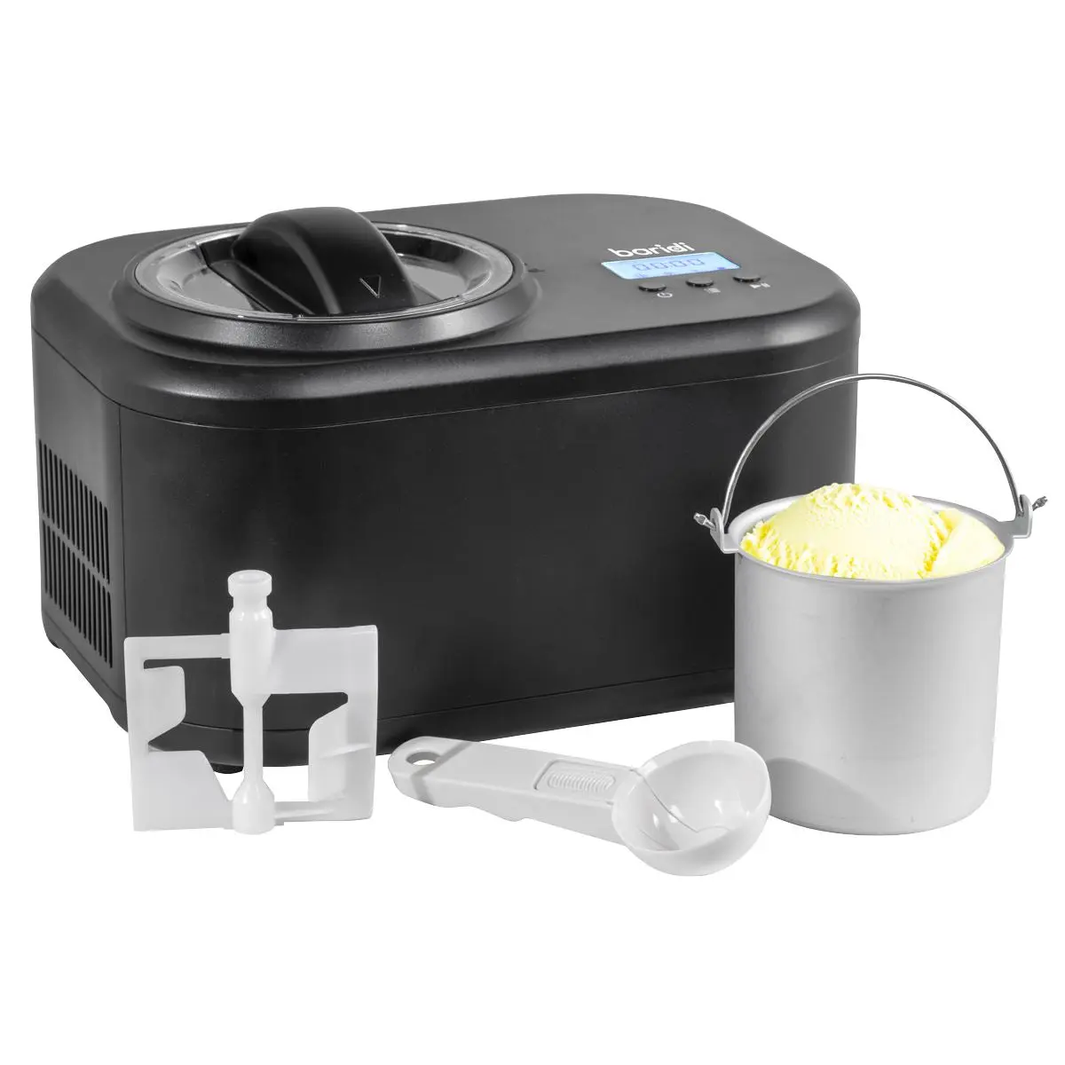 Baridi Automatic Churning Ice Cream Machine 1L - Black - Image 13