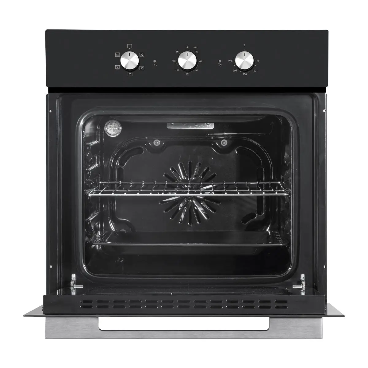 Baridi Built-In 5-Function Fan Assisted Oven with Timer 60cm, 55L Capacity - Black - Image 7