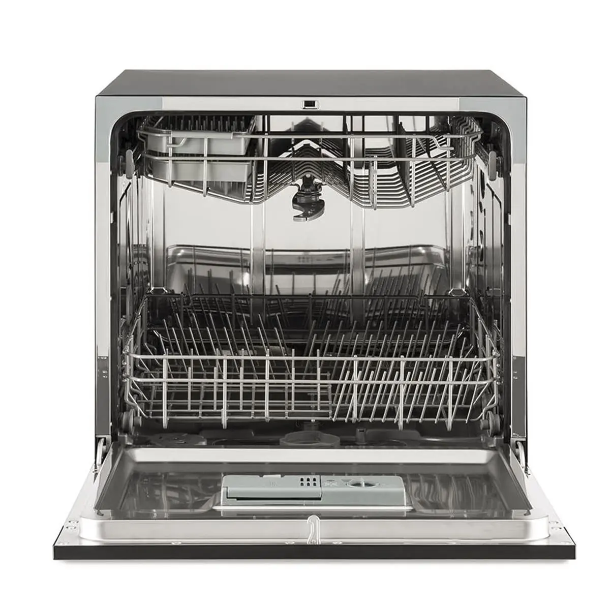 Baridi Compact Tabletop Dishwasher 8 Place Settings, 6 Programmes, Low Noise, 8L Cycle, Start Delay - Black - Image 12