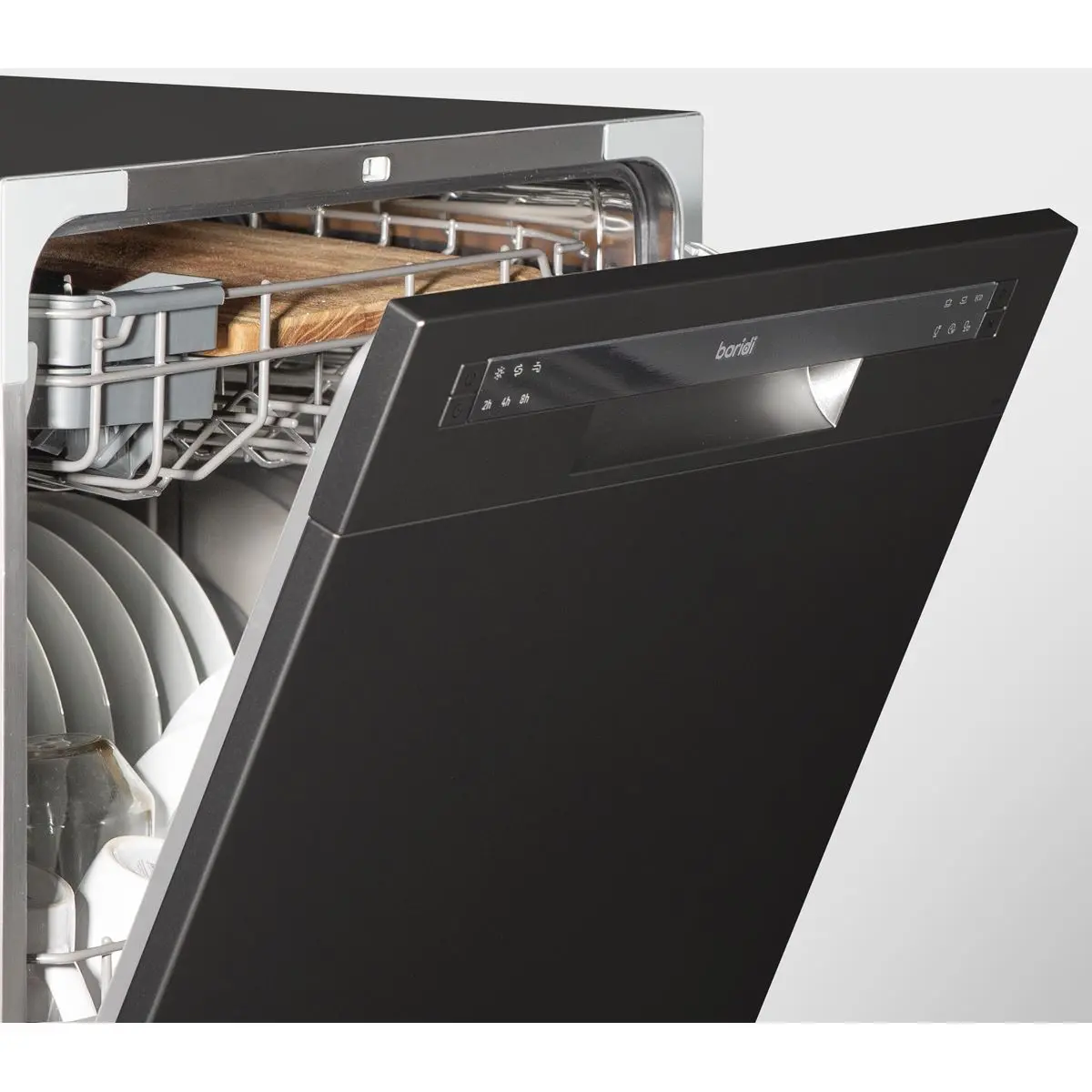 Baridi Compact Tabletop Dishwasher 8 Place Settings, 6 Programmes, Low Noise, 8L Cycle, Start Delay - Black - Image 13