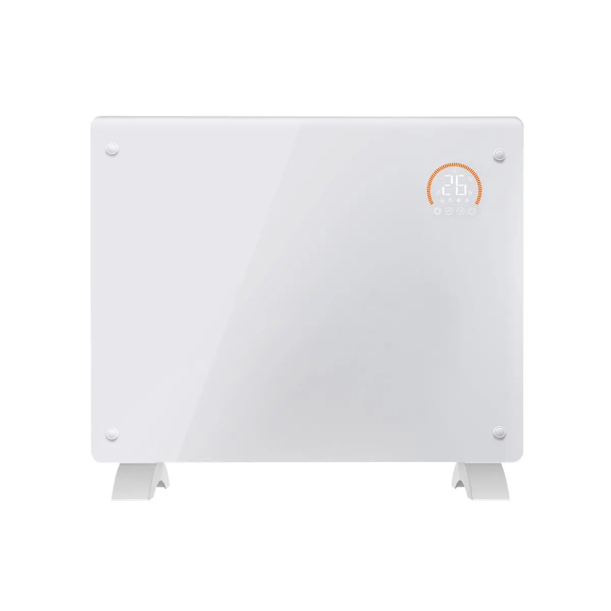 Baridi, Electric Glass Panel Heater, 1000W, Wi-Fi Enabled, White - DH136 - Image 3