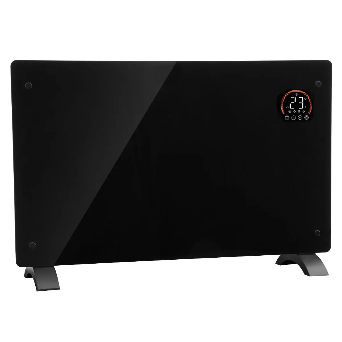 Baridi Electric Glass Panel Heater, 2000W, Thermostat Controlled Radiator with 24Hr 7 Day Timer, Wi-Fi Enabled, Remote Control, Black - Image 8